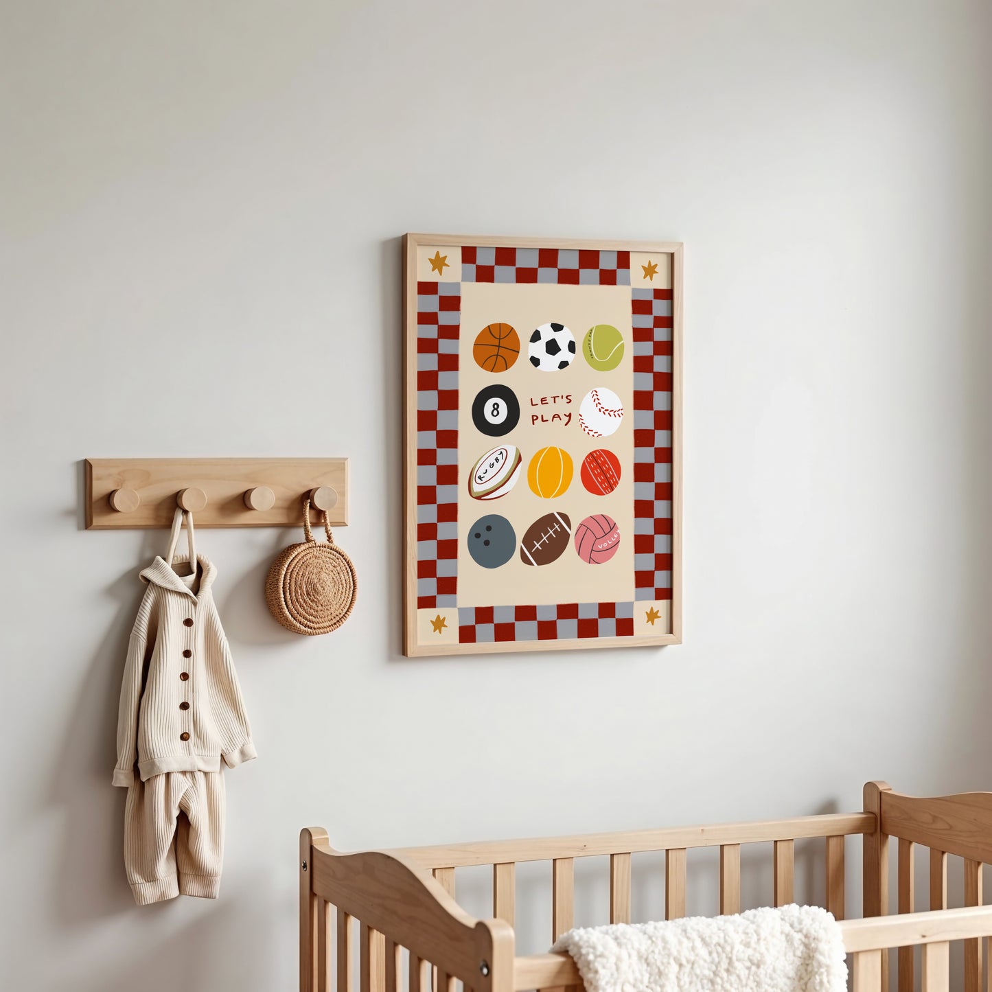 Let's Play | Playroom Print | UNFRAMED