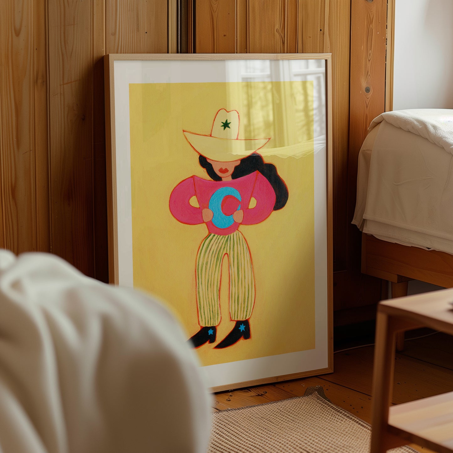 Rodeo Dream | Hand Painted Print | UNFRAMED