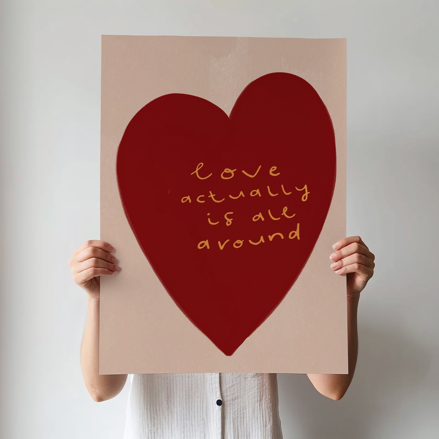 Love Actually Is All Around | Love Print | UNFRAMED