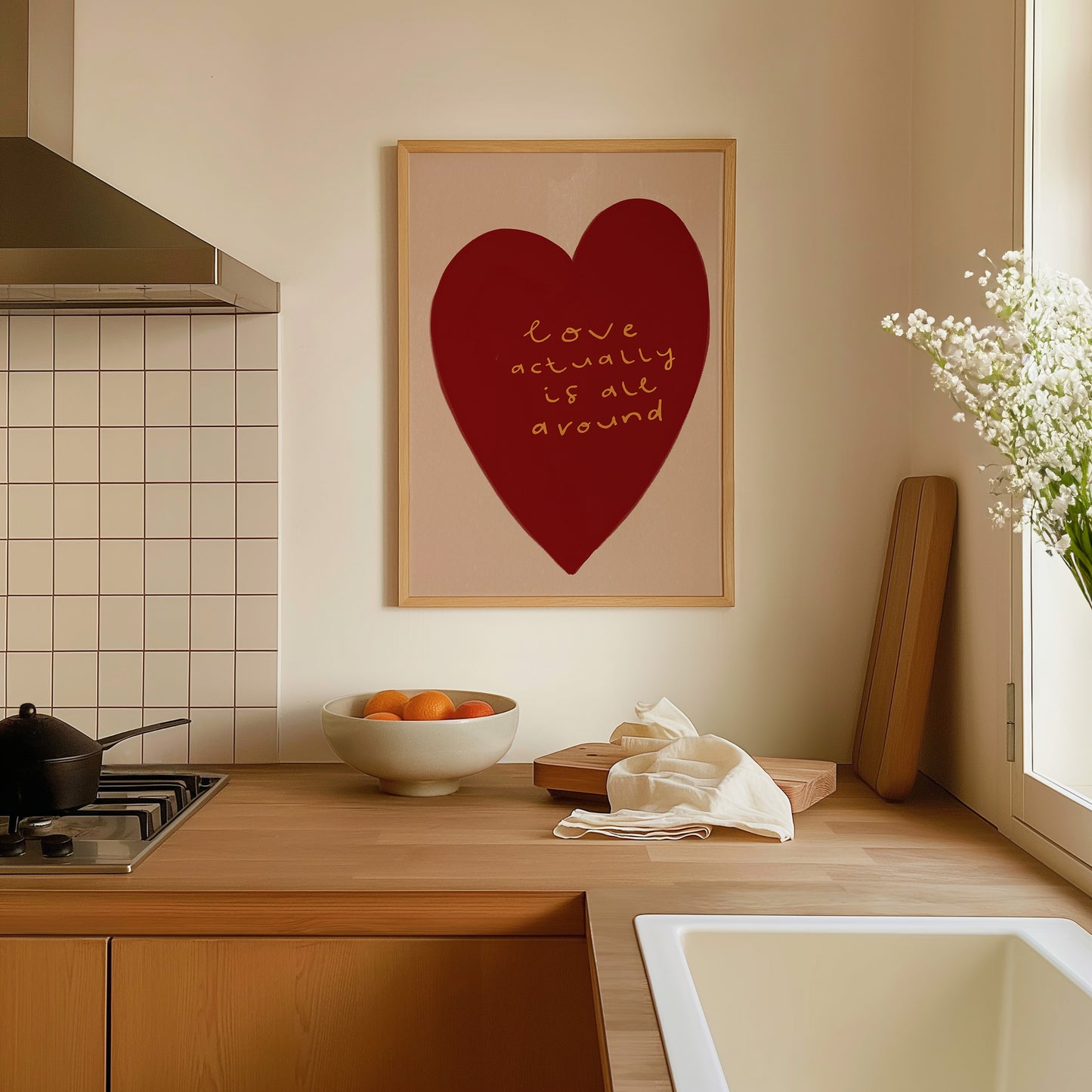 Love Actually Is All Around | Love Print | UNFRAMED