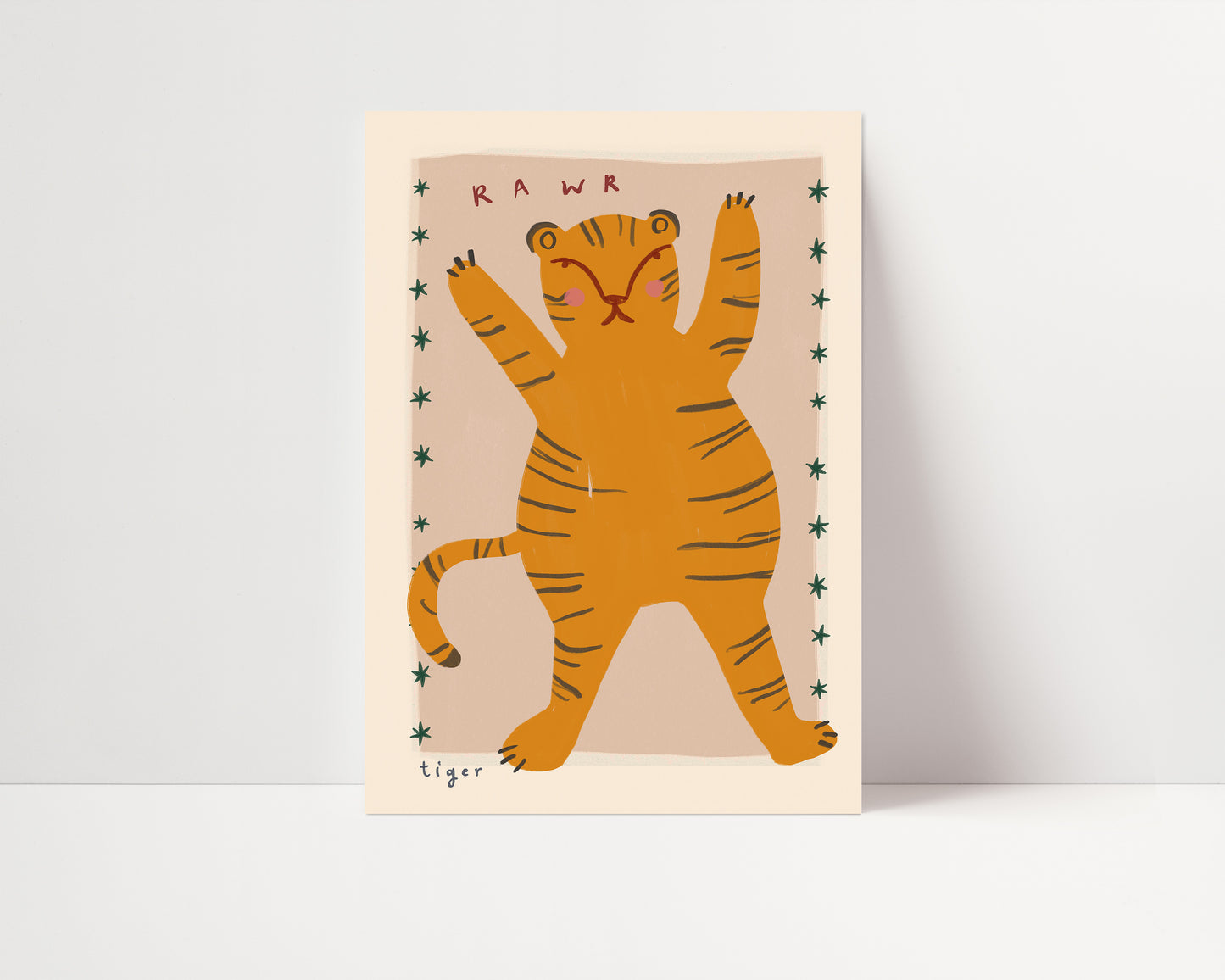 Tiger | Nursery Print | UNFRAMED