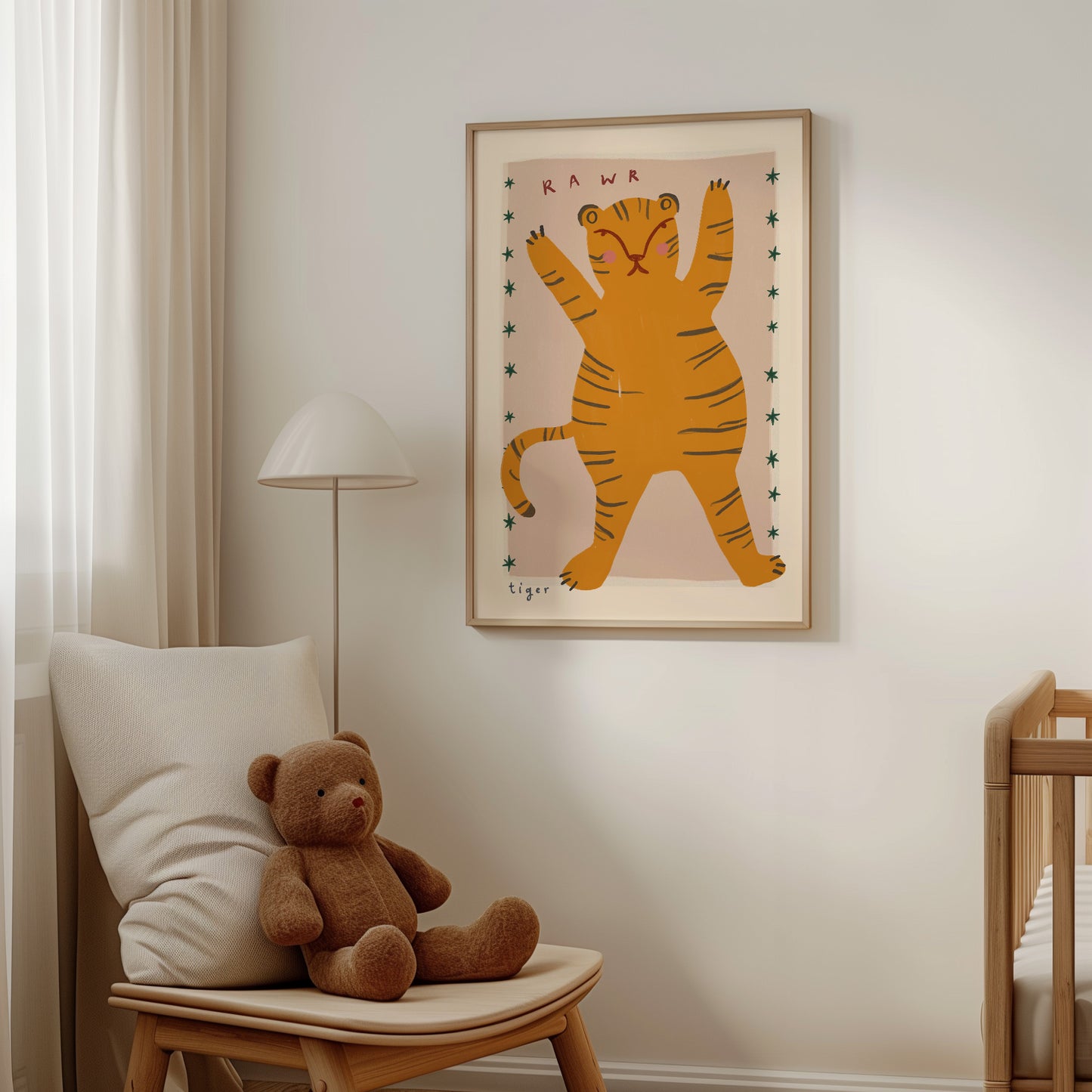 Tiger | Nursery Print | UNFRAMED