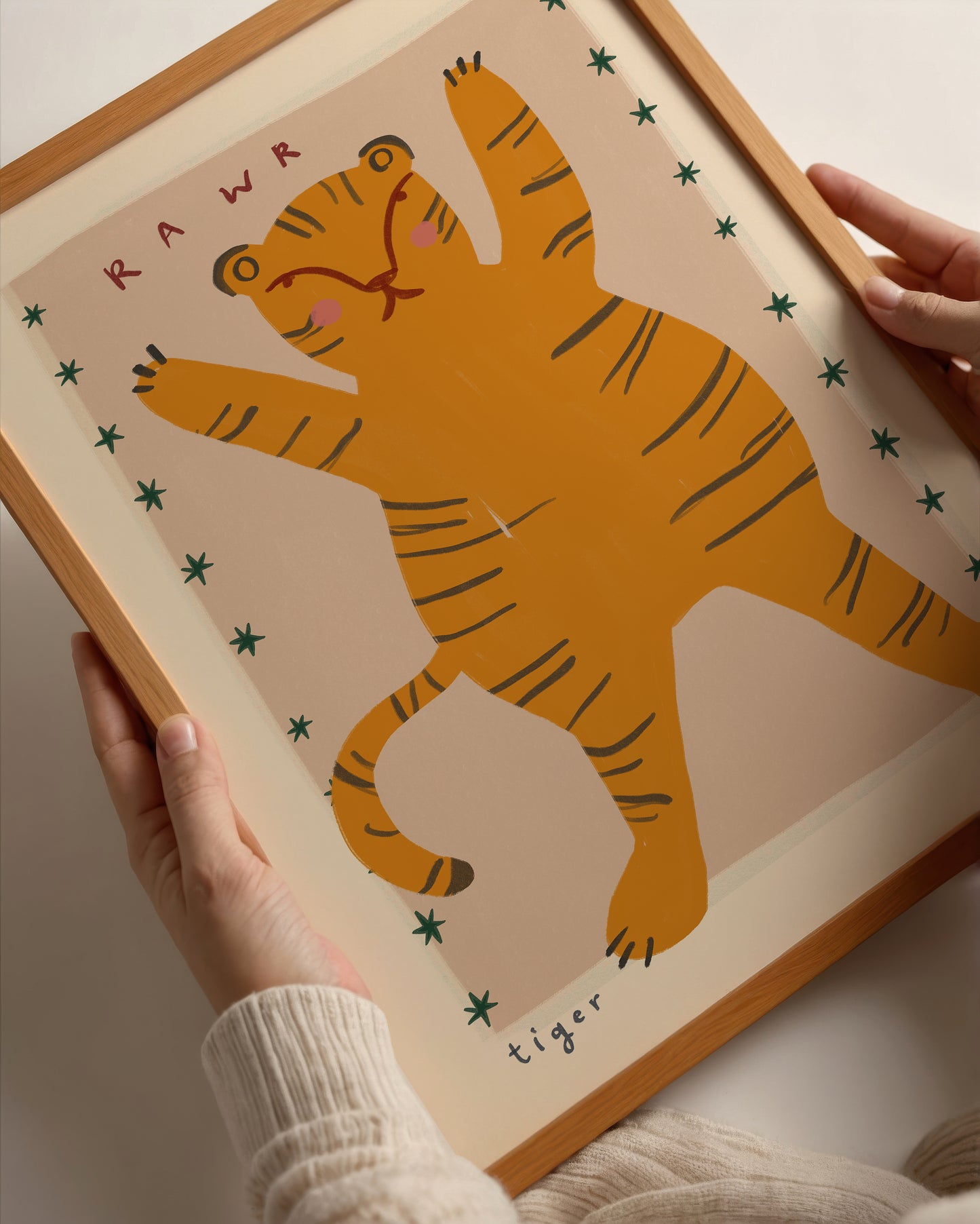 Tiger | Nursery Print | UNFRAMED