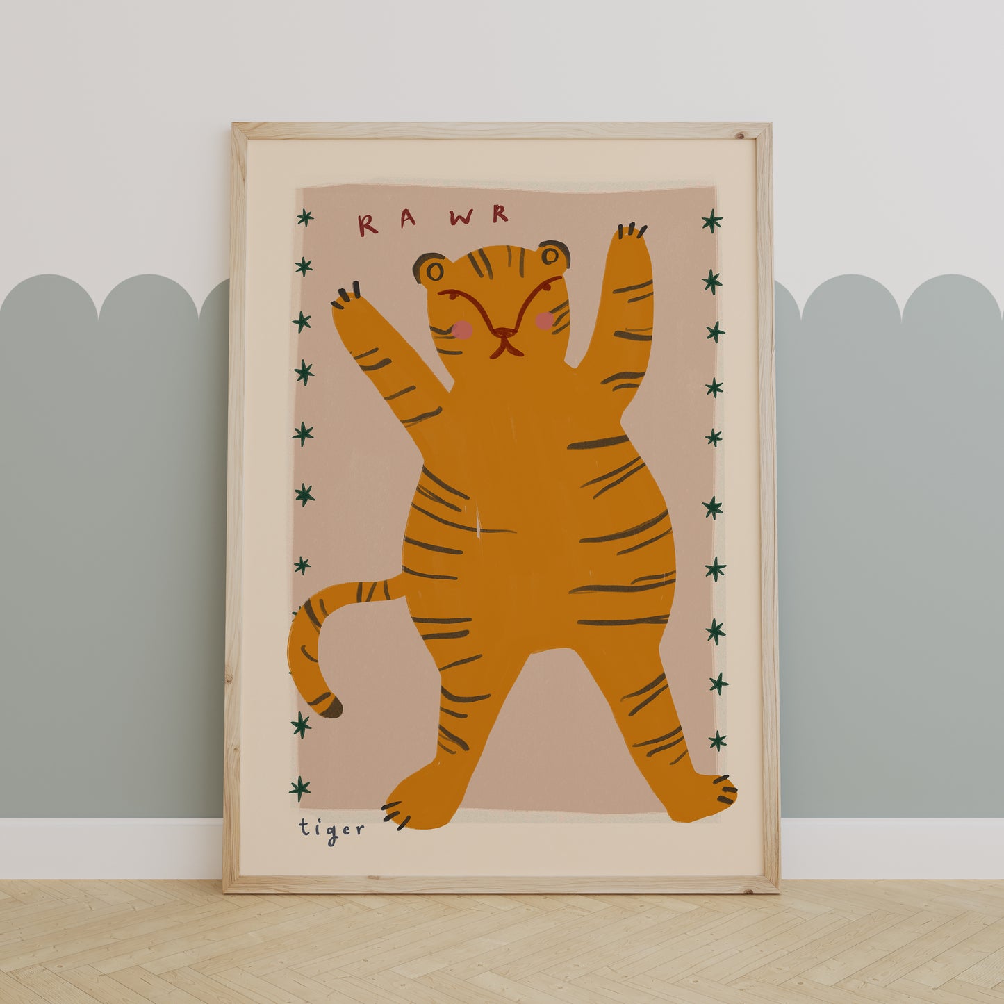 Tiger | Nursery Print | UNFRAMED