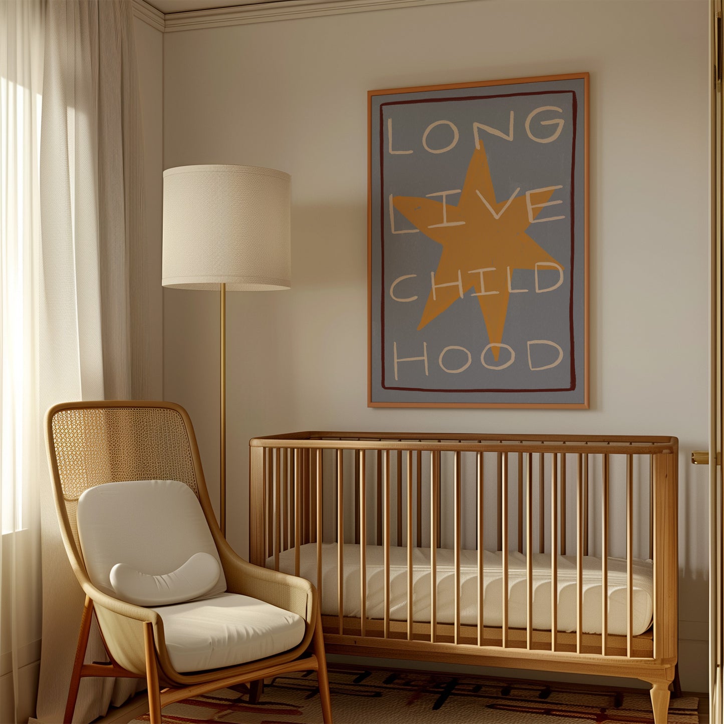 Long Live Childhood | Nursery Print | UNFRAMED