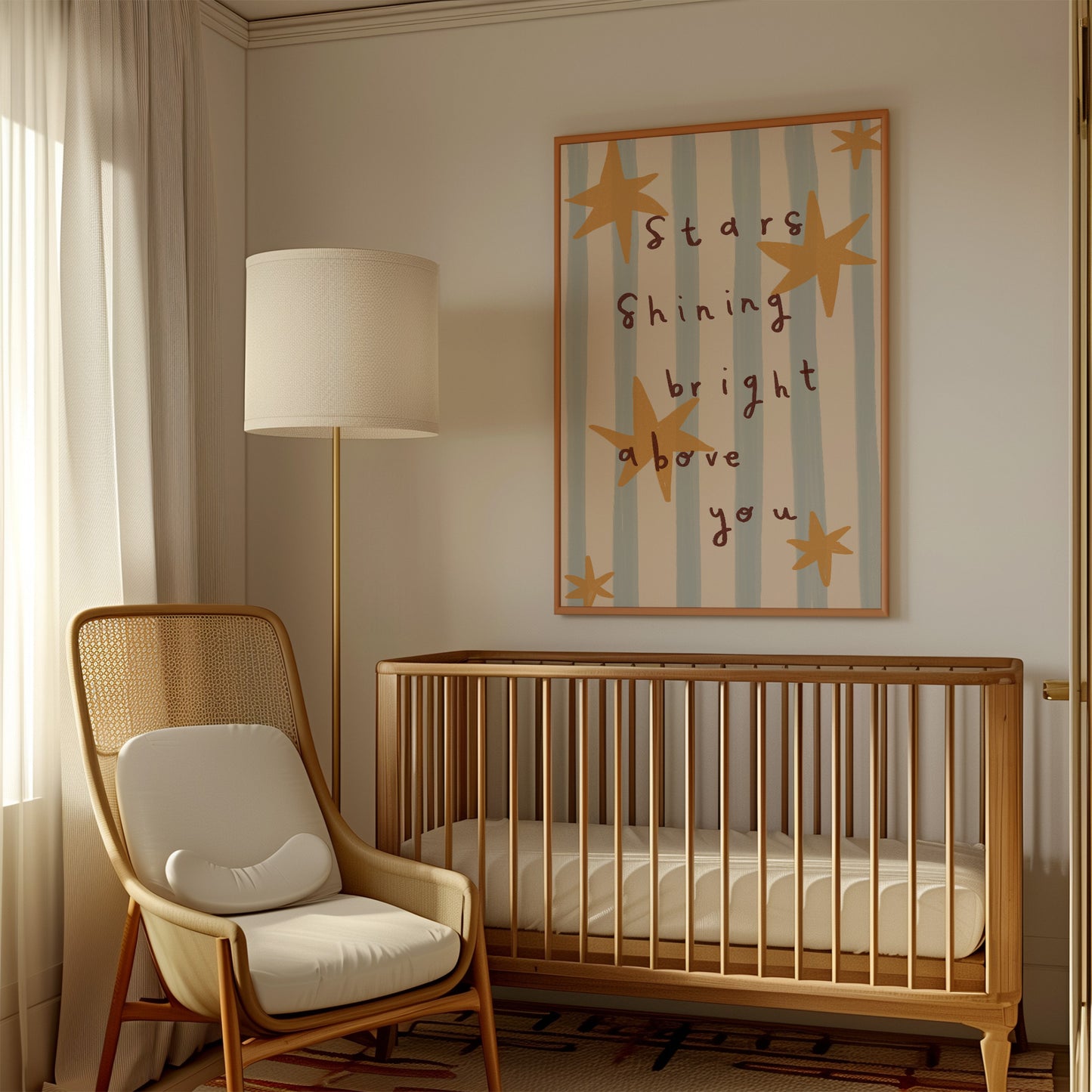 Stars Shining Bright Above You | Nursery Print | UNFRAMED