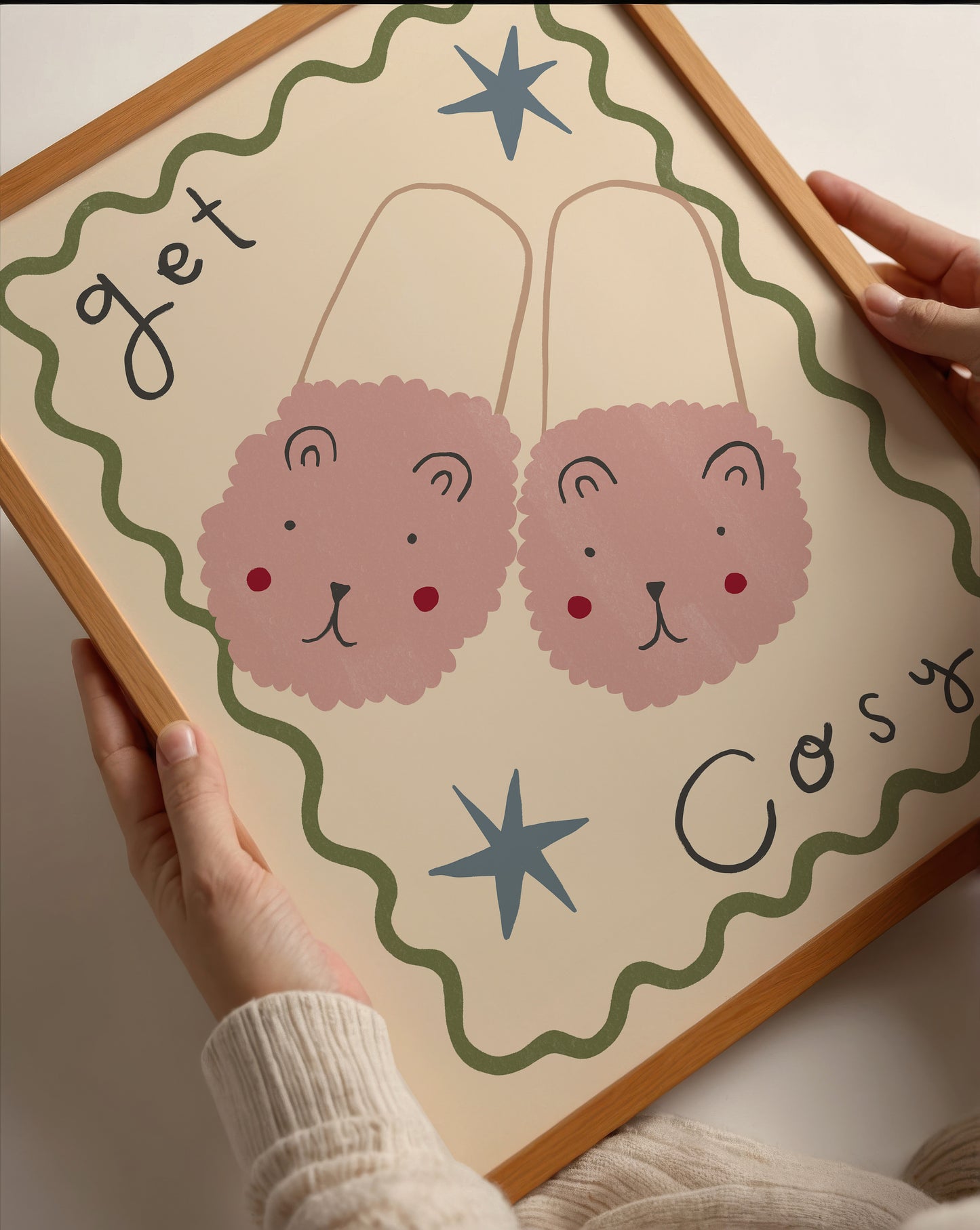 Get Cosy | Nursery Print | UNFRAMED