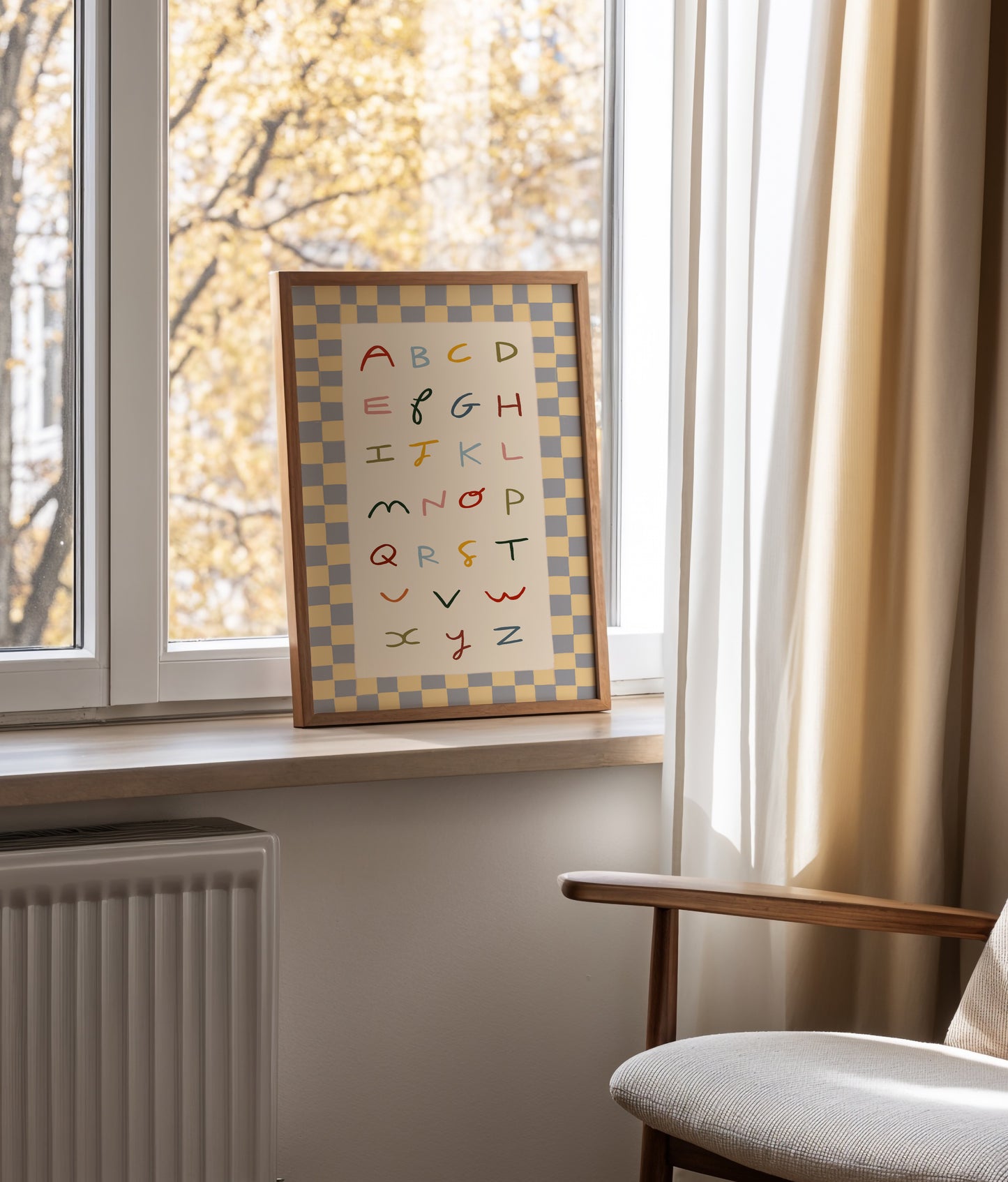 Colourful Alphabet | Kid's Print | UNFRAMED