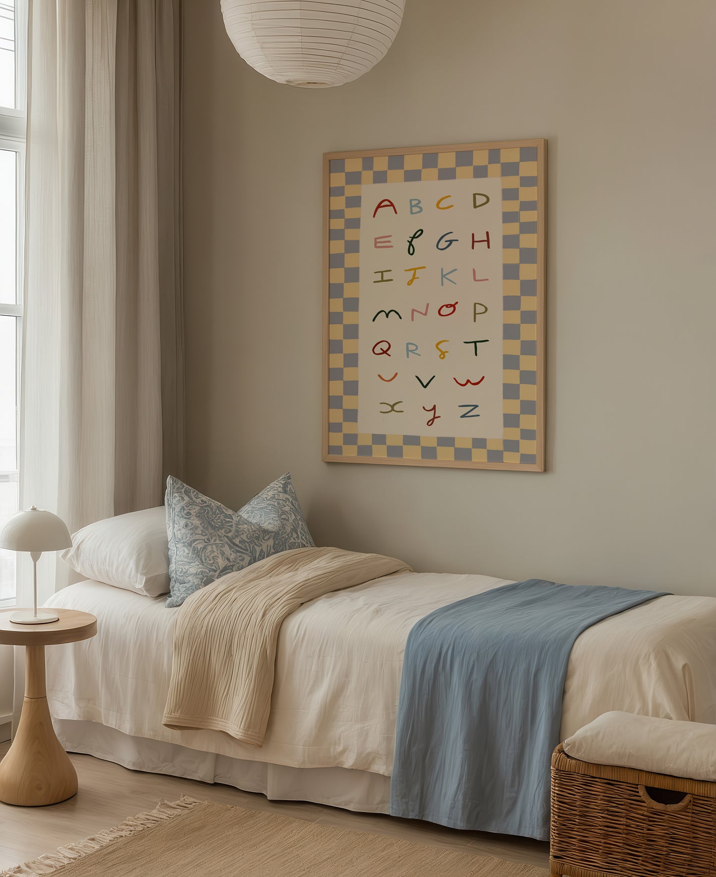 Colourful Alphabet | Kid's Print | UNFRAMED