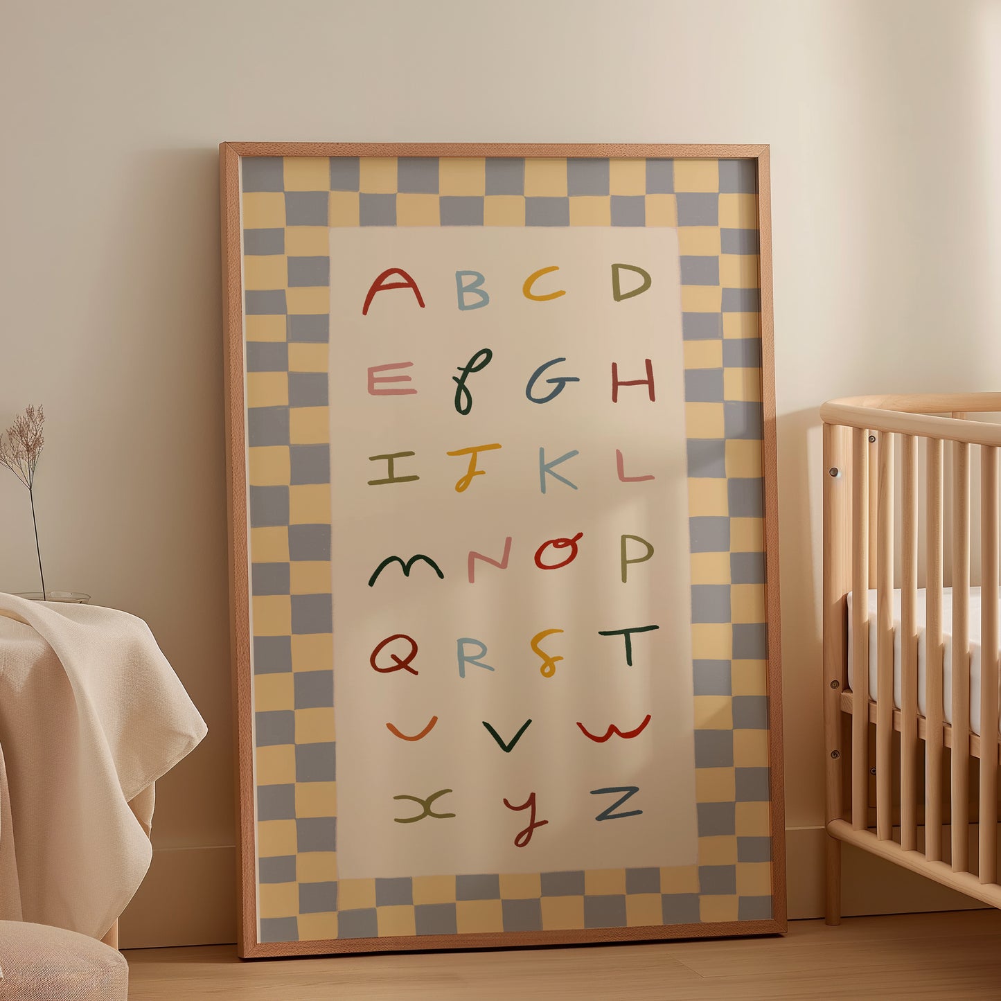 Colourful Alphabet | Kid's Print | UNFRAMED