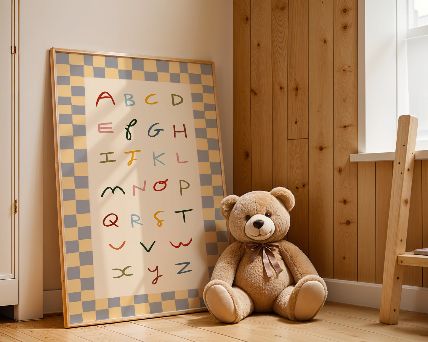 Colourful Alphabet | Kid's Print | UNFRAMED