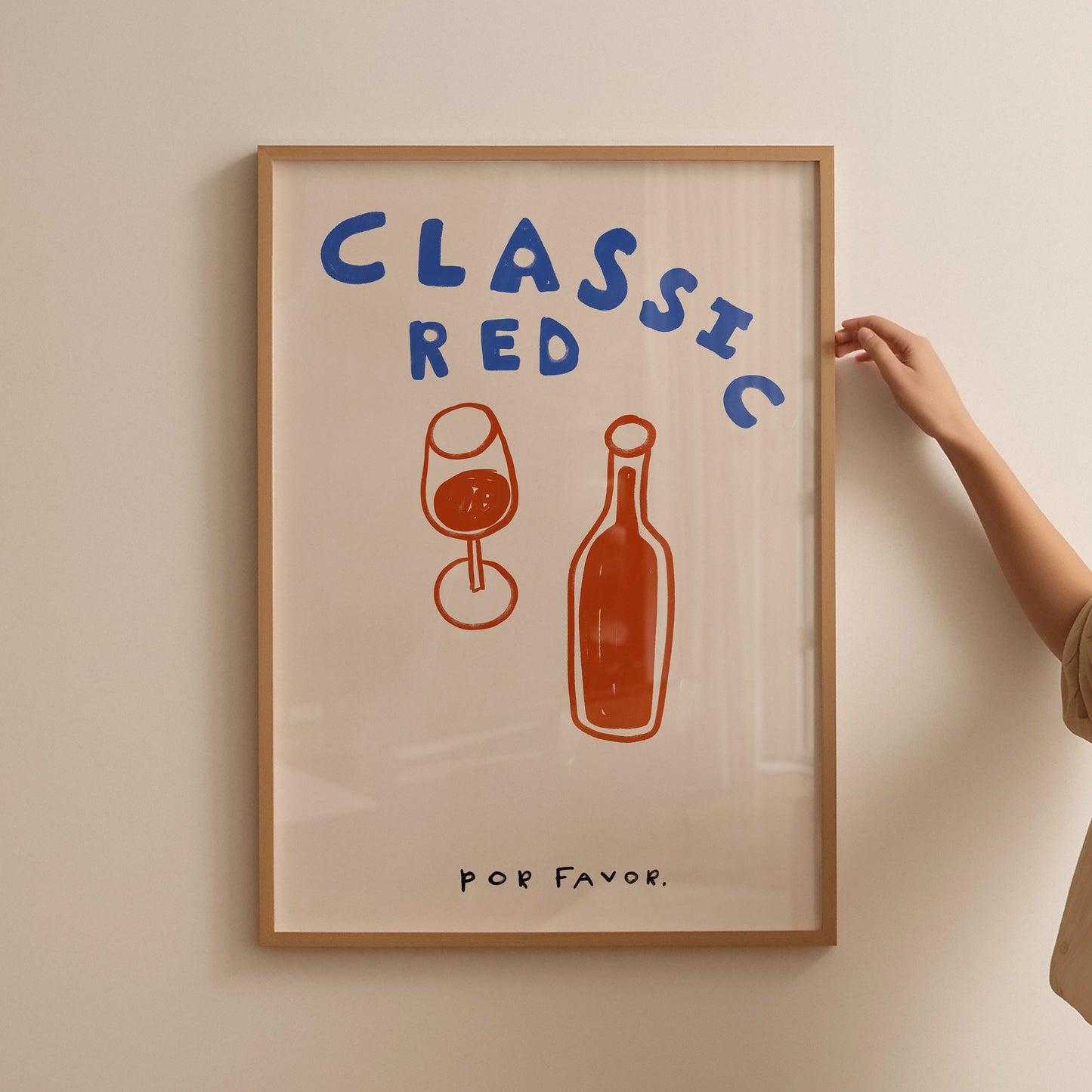 Classic Red | Wine Poster | UNFRAMED