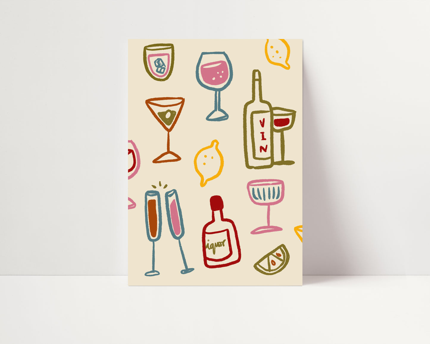 Drinks Glasses | 5x7 | STUDIO SECOND