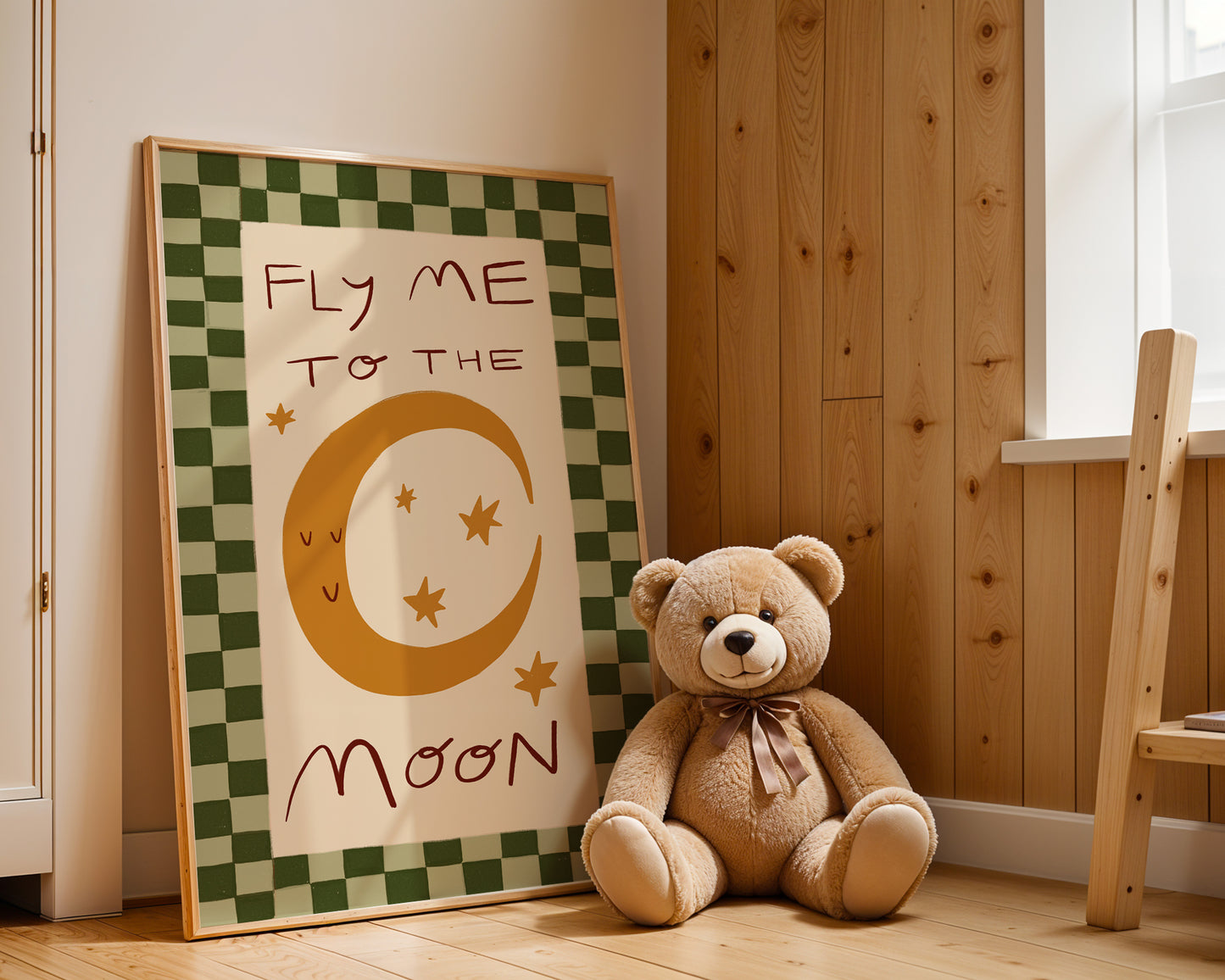 Fly Me To The Moon | Nursery Print | UNFRAMED