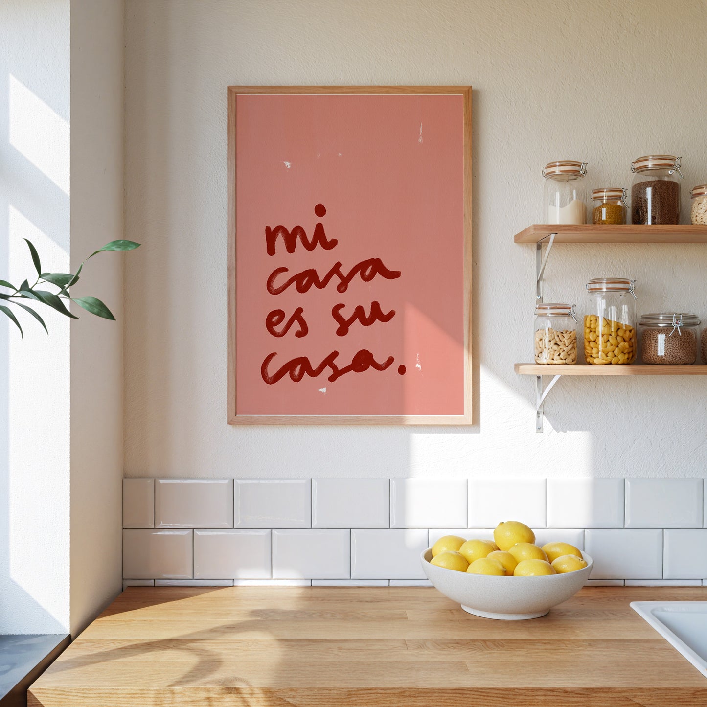 Mi Casa Es Su Casa | Welcome Print | UNFRAMED