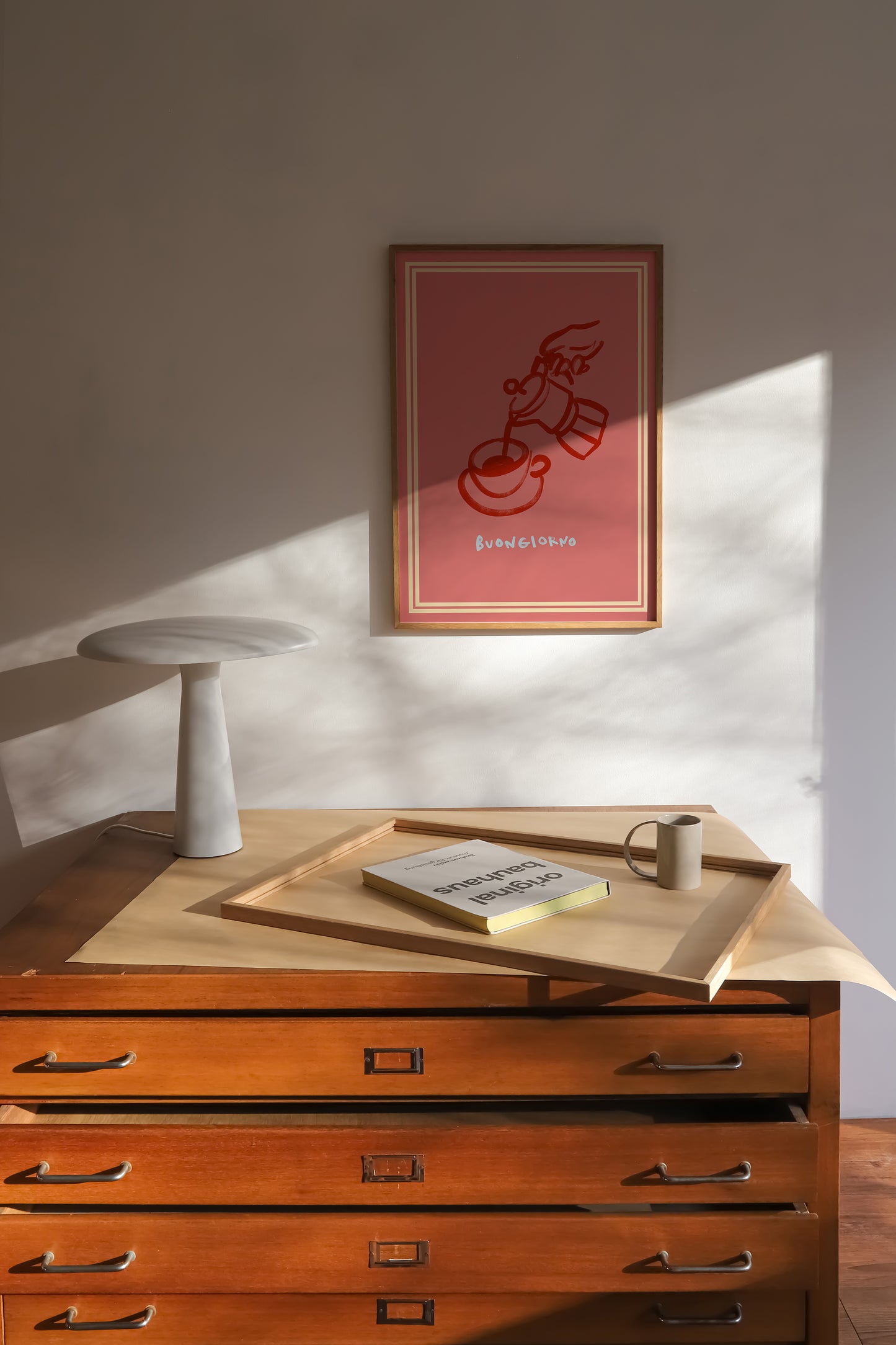 Buongiorno | Moka Pot Print | UNFRAMED