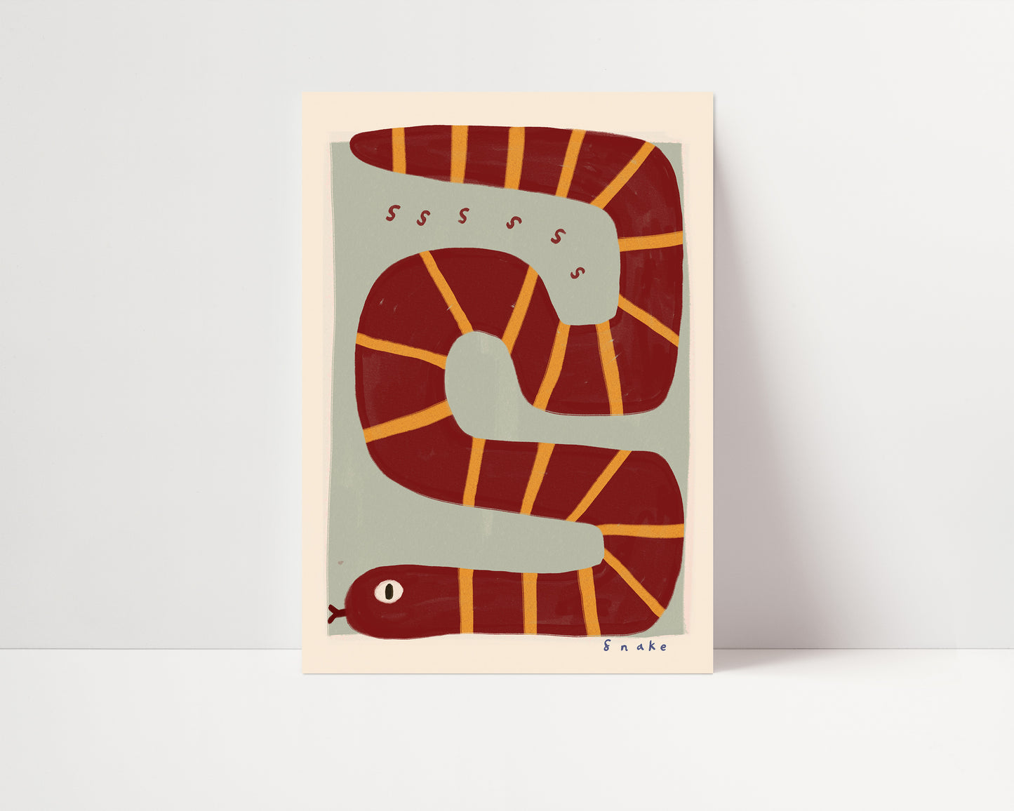 Snake | Nursery Print | UNFRAMED