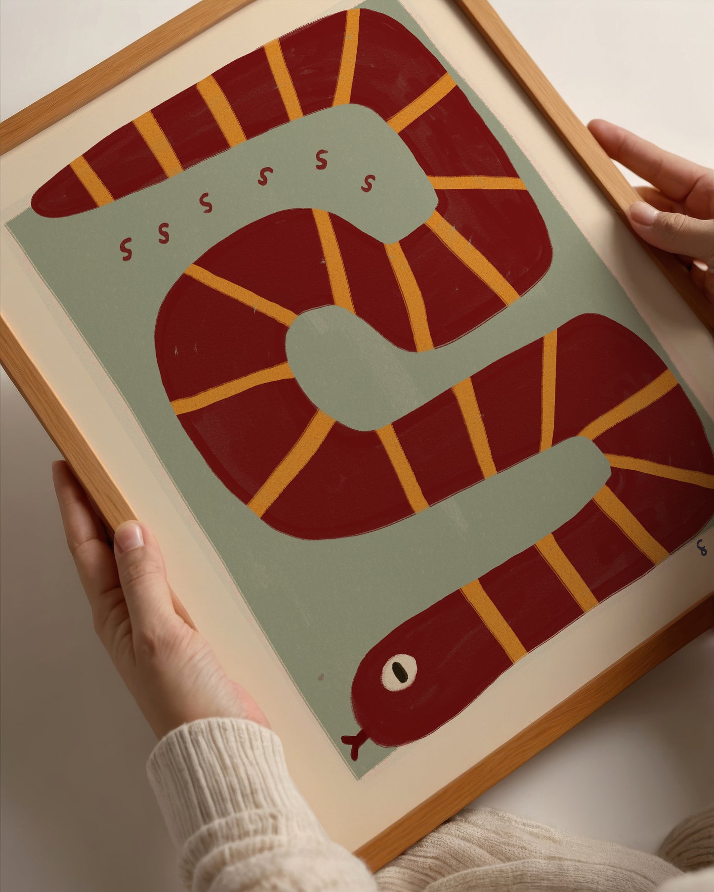 Snake | Nursery Print | UNFRAMED