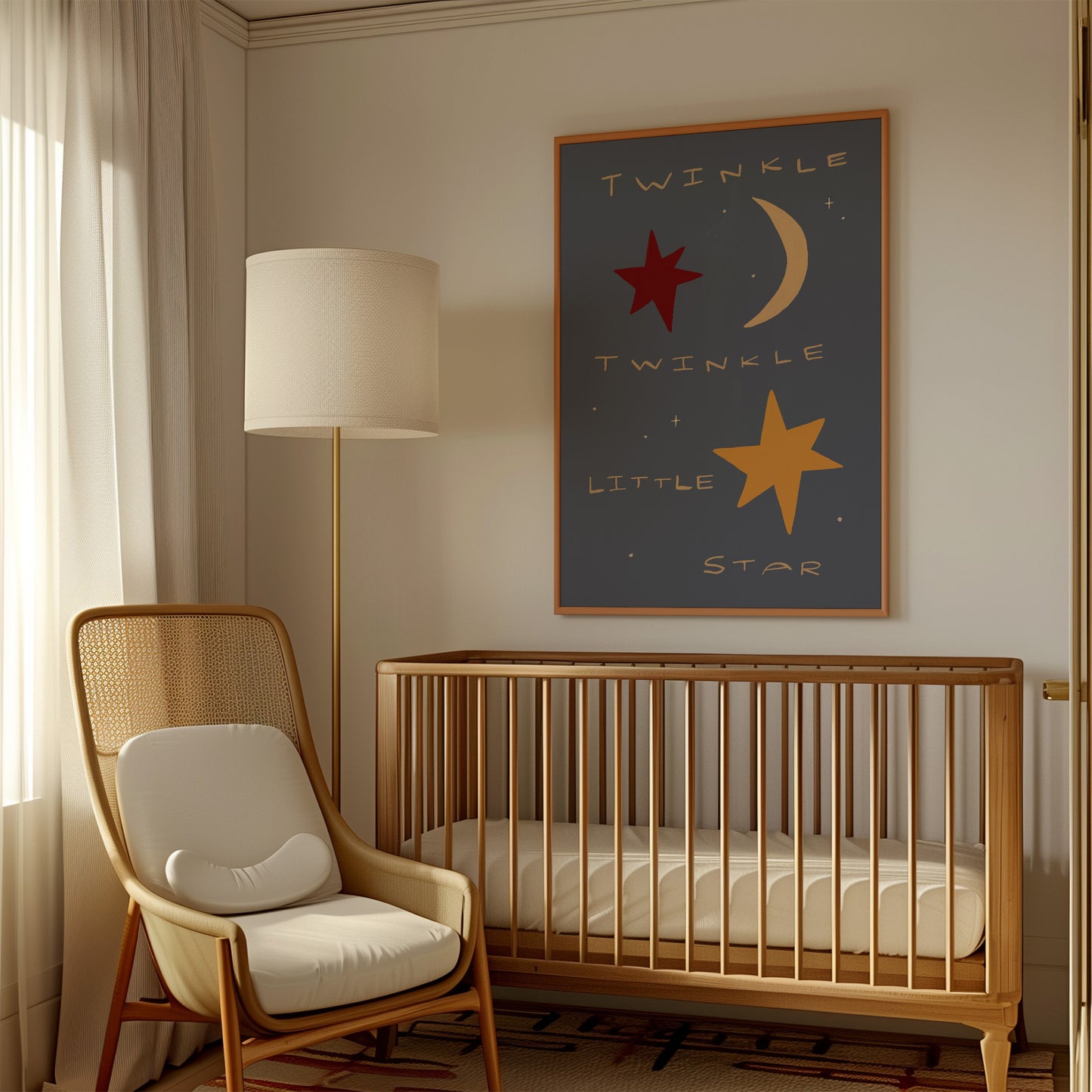 Twinkle Little Star | Nursery Print | UNFRAMED