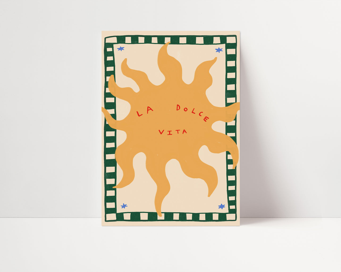 La Dolce Vita | Eclectic Sun Print | UNFRAMED