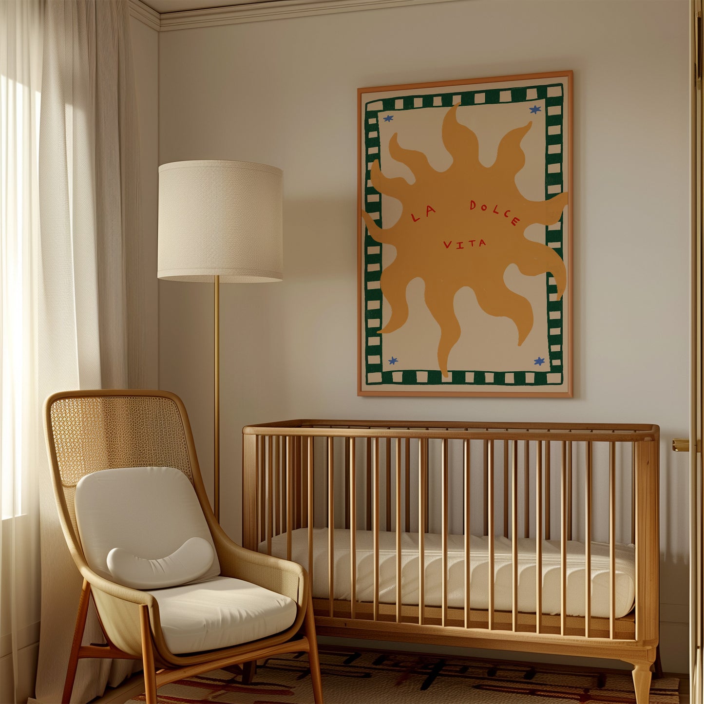 La Dolce Vita | Eclectic Sun Print | UNFRAMED