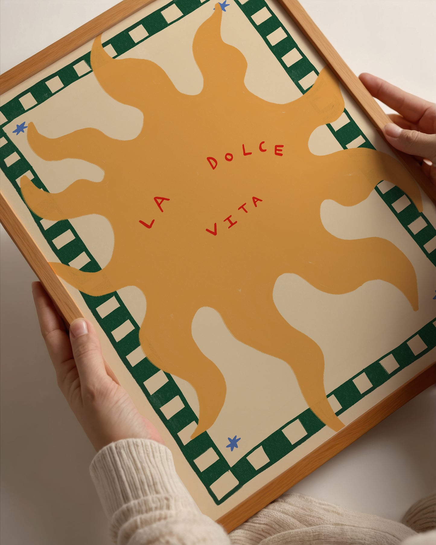 La Dolce Vita | Eclectic Sun Print | UNFRAMED