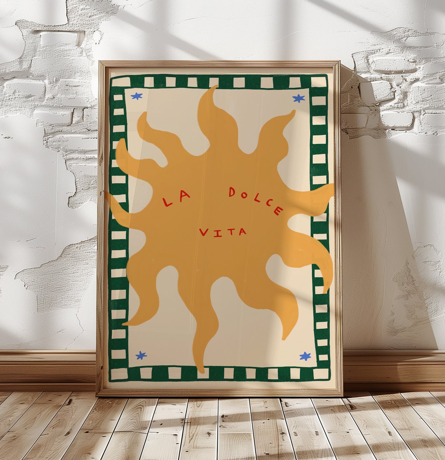 La Dolce Vita | Eclectic Sun Print | UNFRAMED