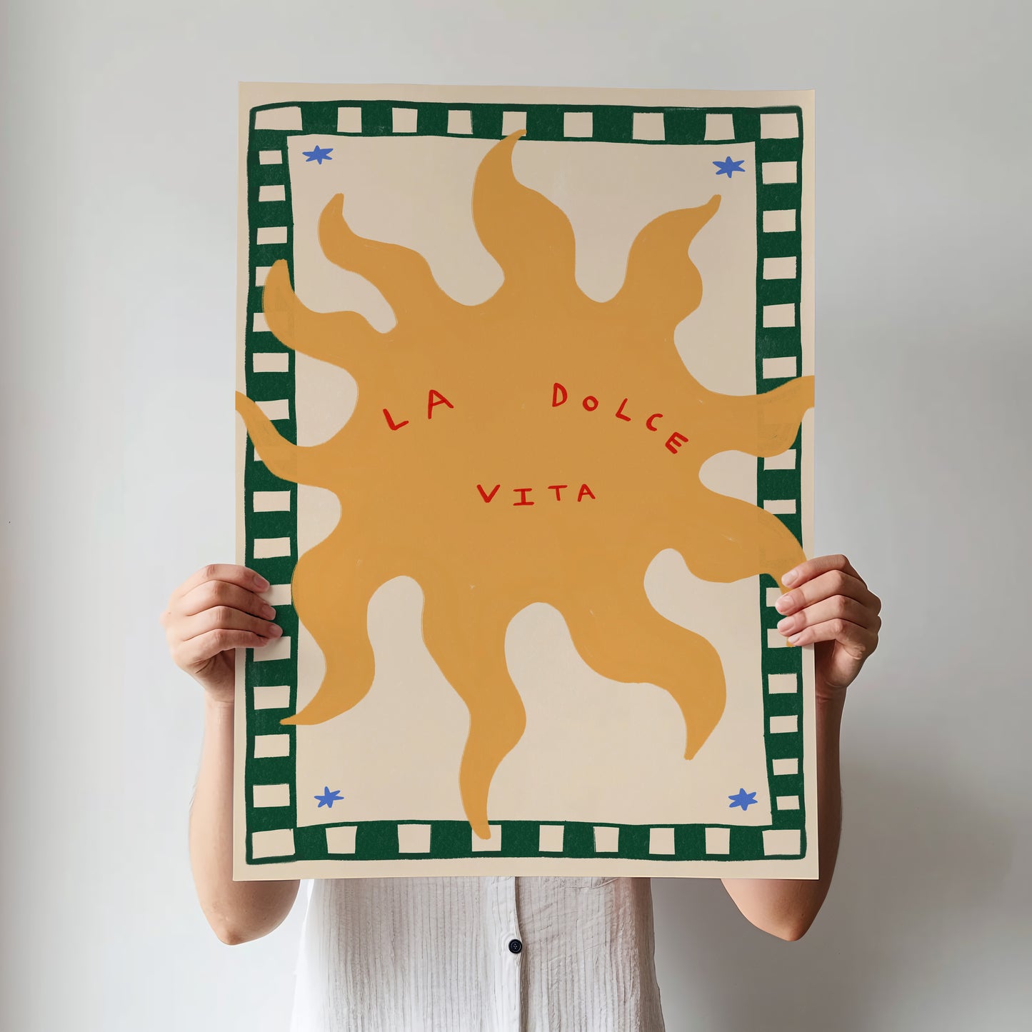 La Dolce Vita | Eclectic Sun Print | UNFRAMED