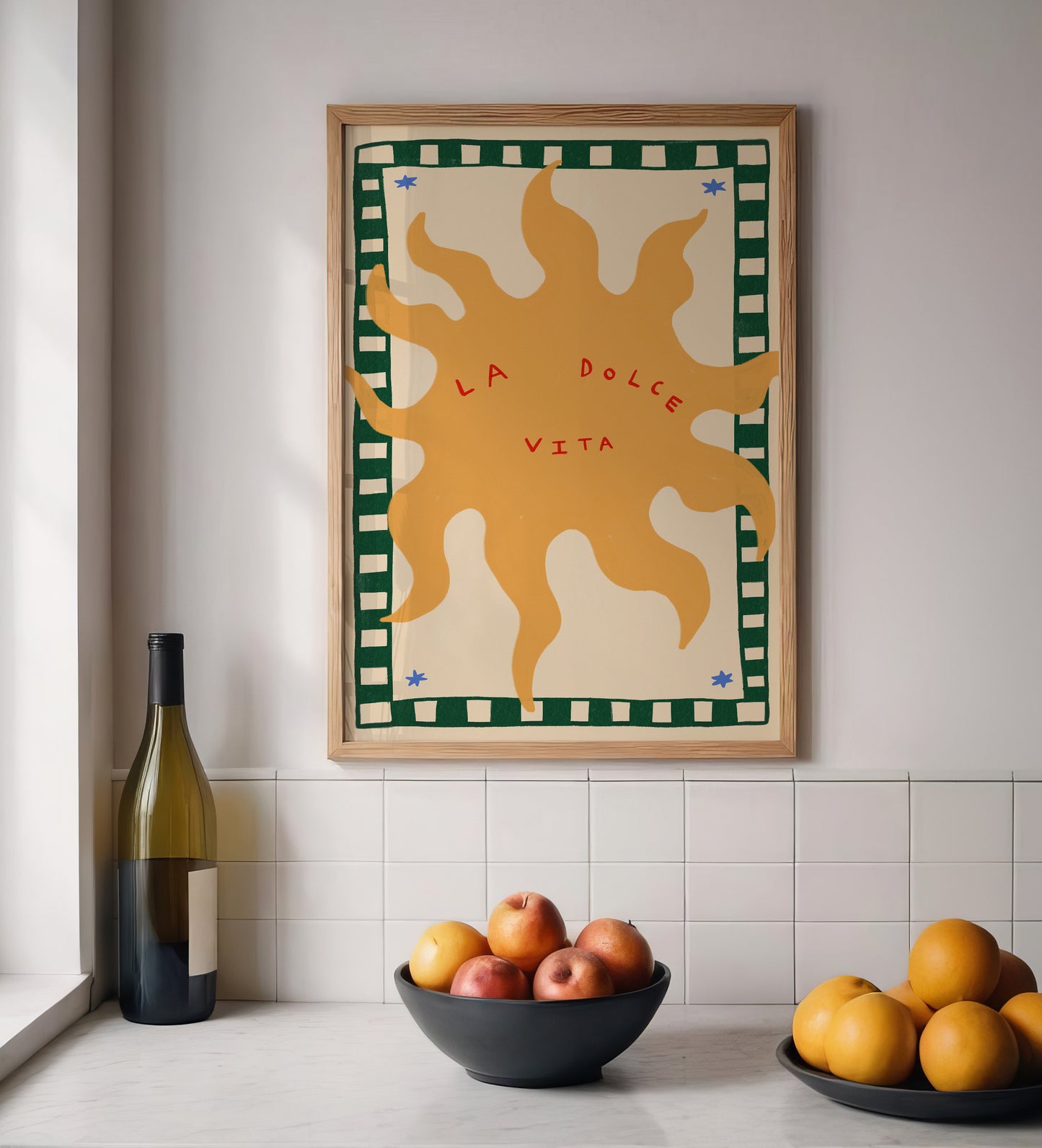 La Dolce Vita | Eclectic Sun Print | UNFRAMED