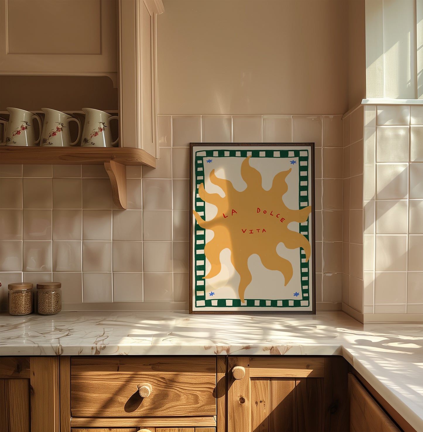 La Dolce Vita | Eclectic Sun Print | UNFRAMED