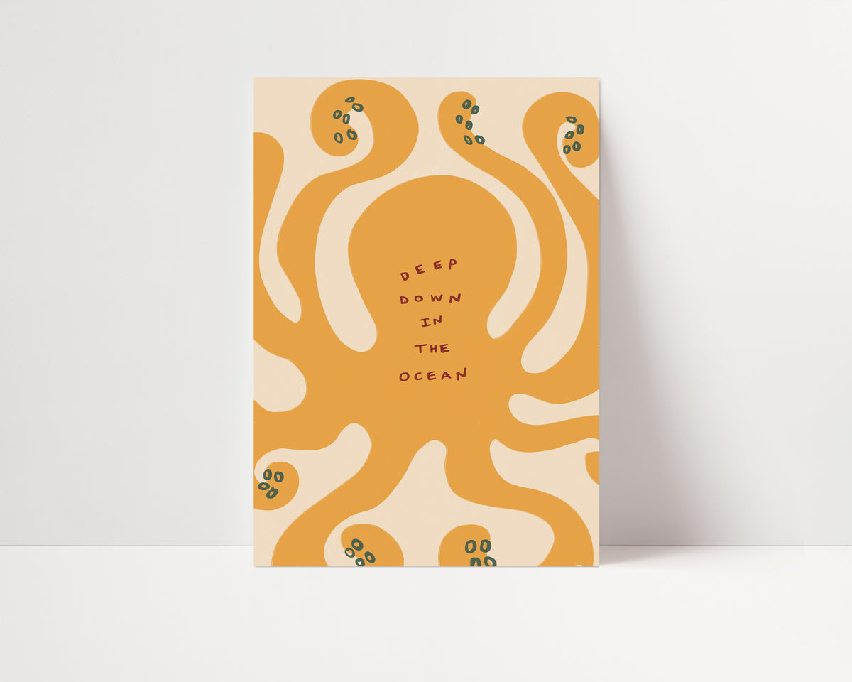 Deep Down In The Ocean | A4 | STUDIO SECOND
