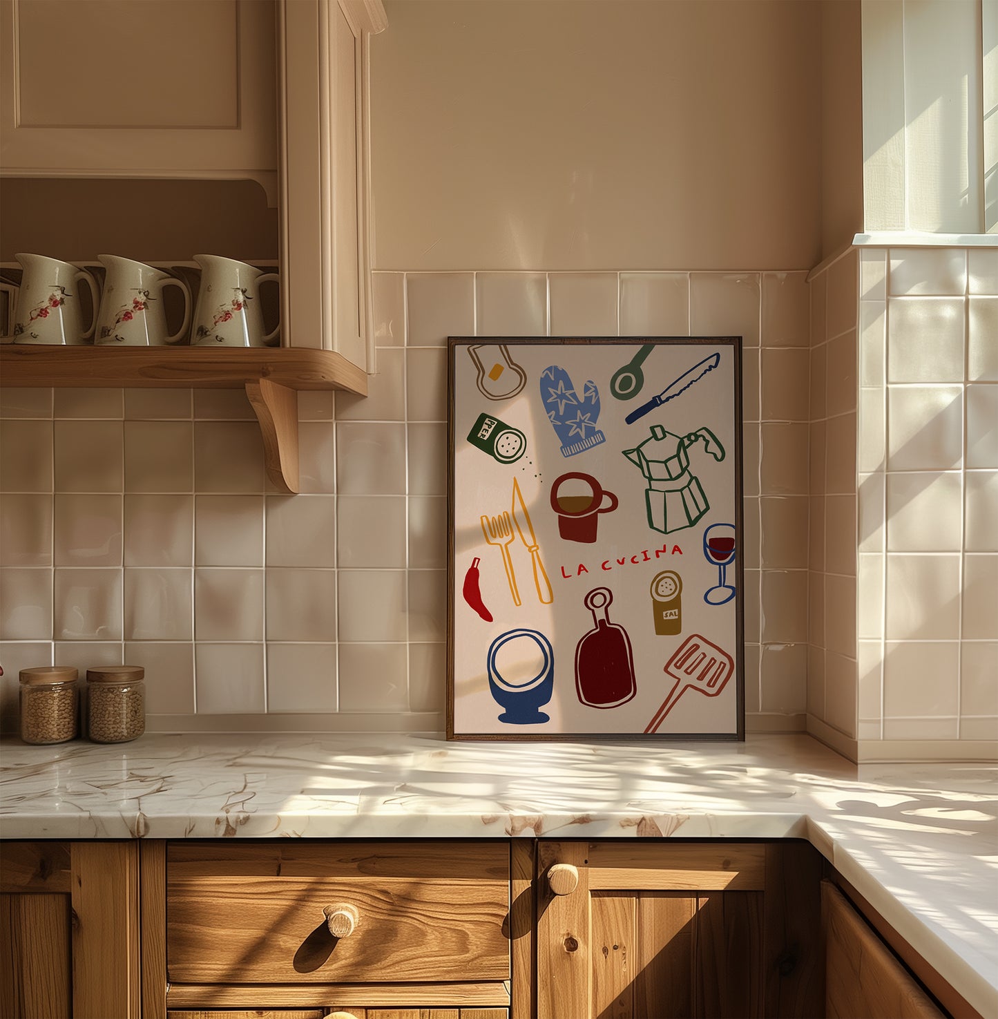 La Cucina | Italian Kitchen Print | UNFRAMED