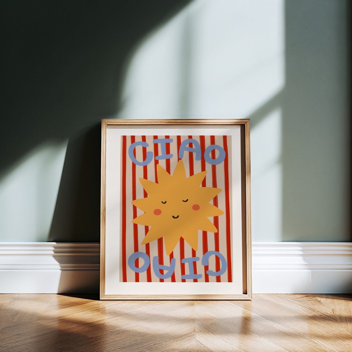 Ciao Sun | Kid's Print | UNFRAMED
