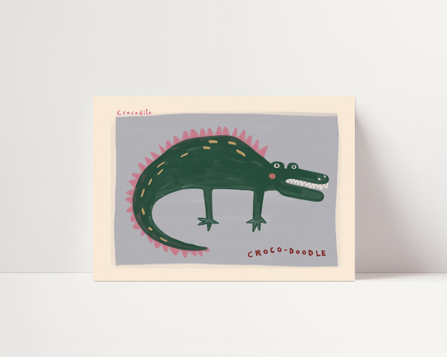 Croco-Doodle | A3 | STUDIO SECOND