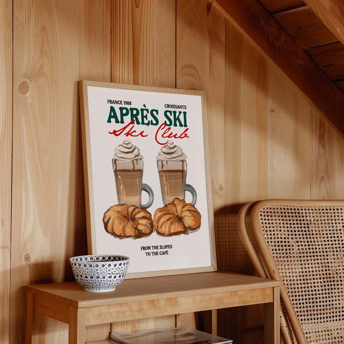 Après Ski | Ski Cafe Print | UNFRAMED
