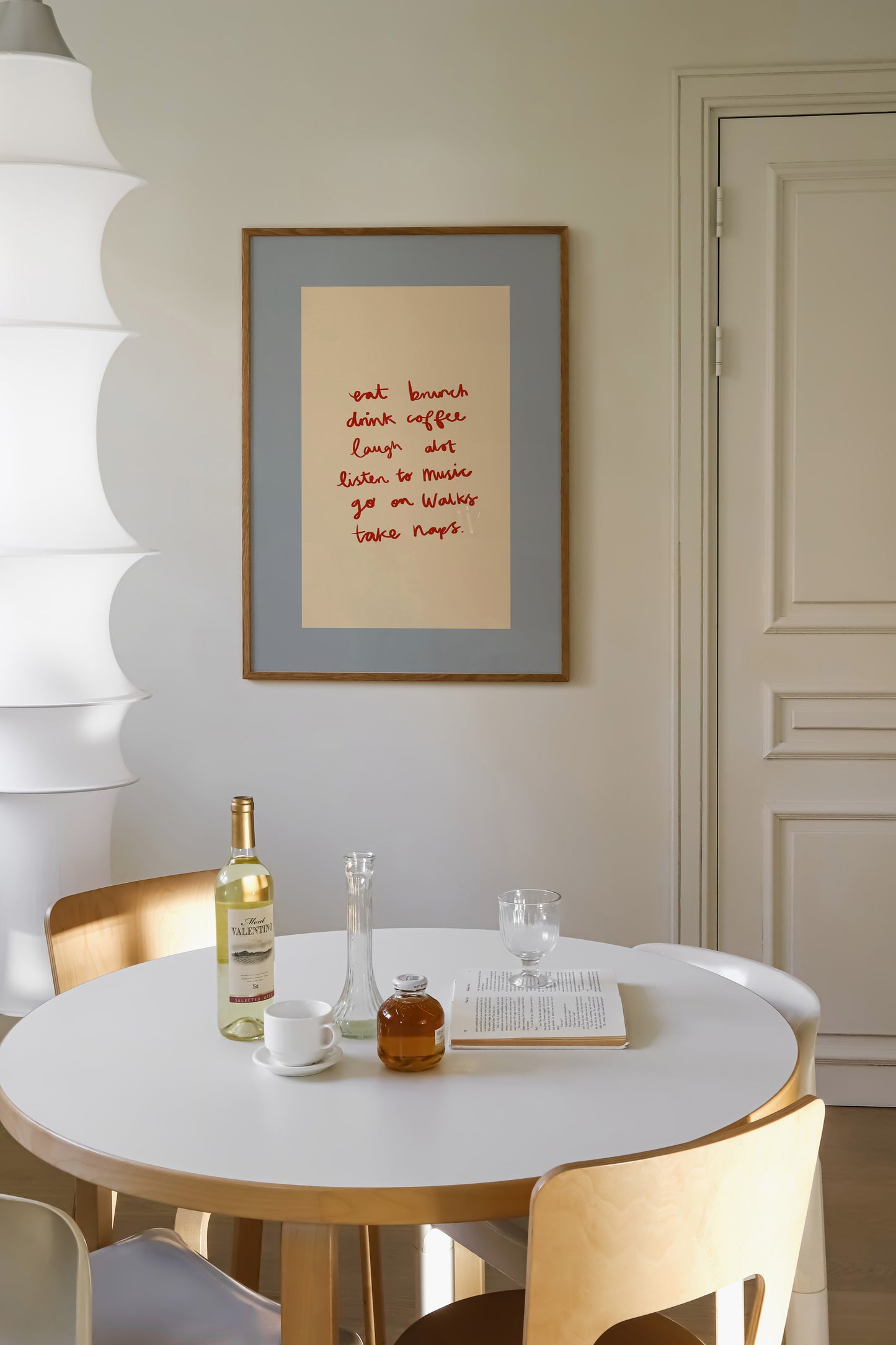 Self Care Checklist Print | Handwritten Print | UNFRAMED