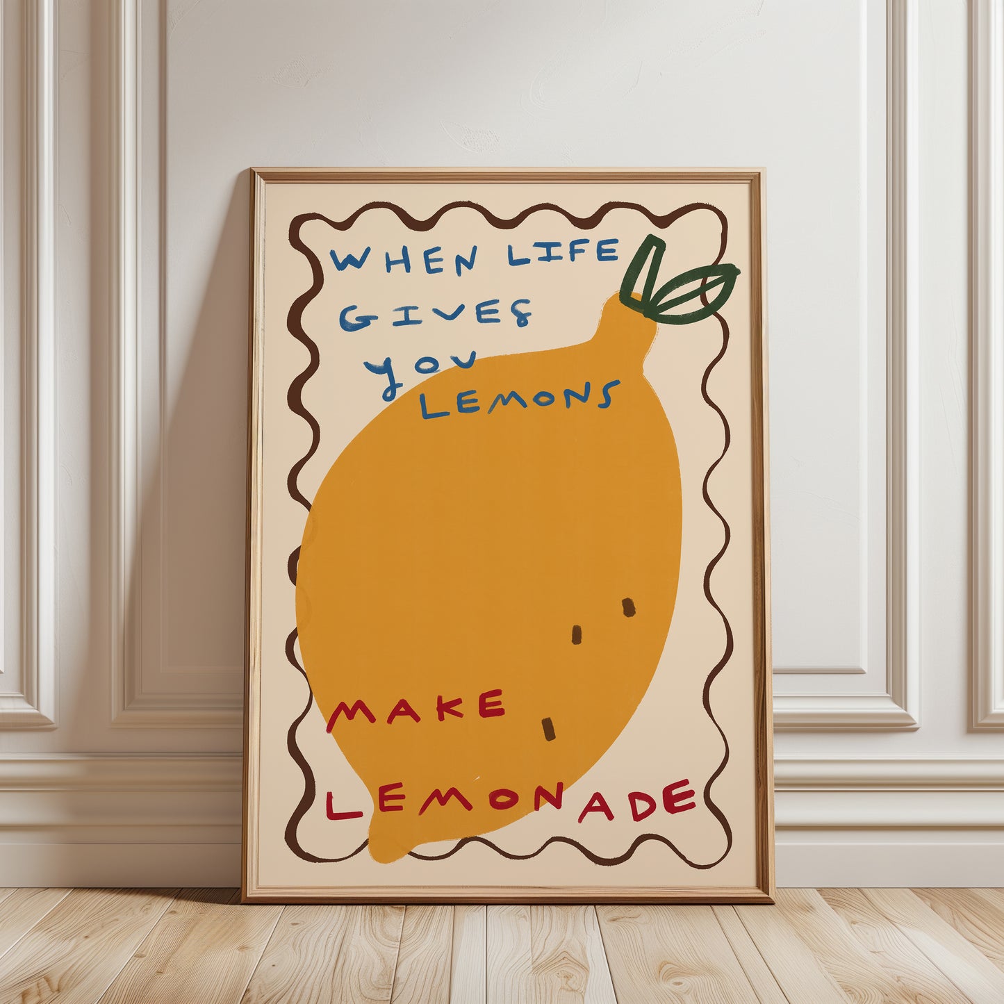 Make Lemonade | Lemons Print | UNFRAMED