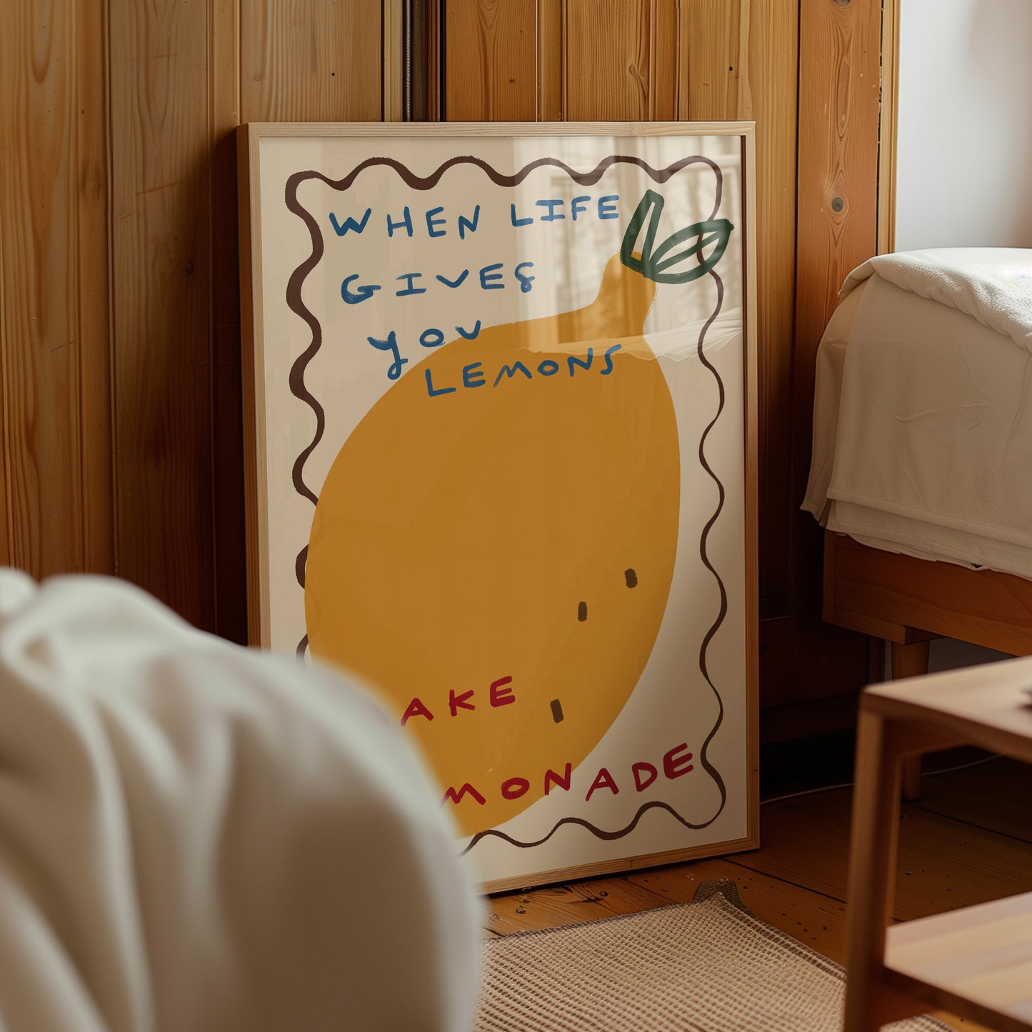 Make Lemonade | Lemons Print | UNFRAMED