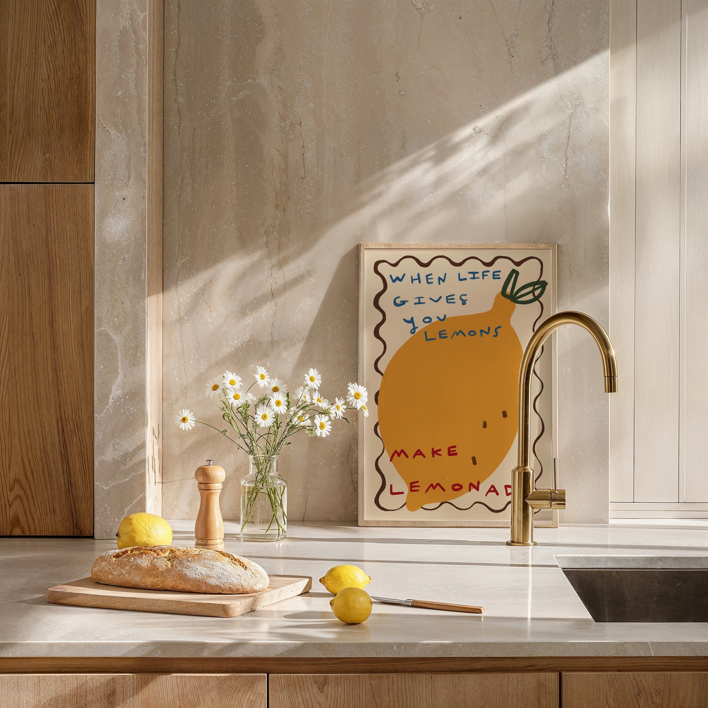 Make Lemonade | Lemons Print | UNFRAMED