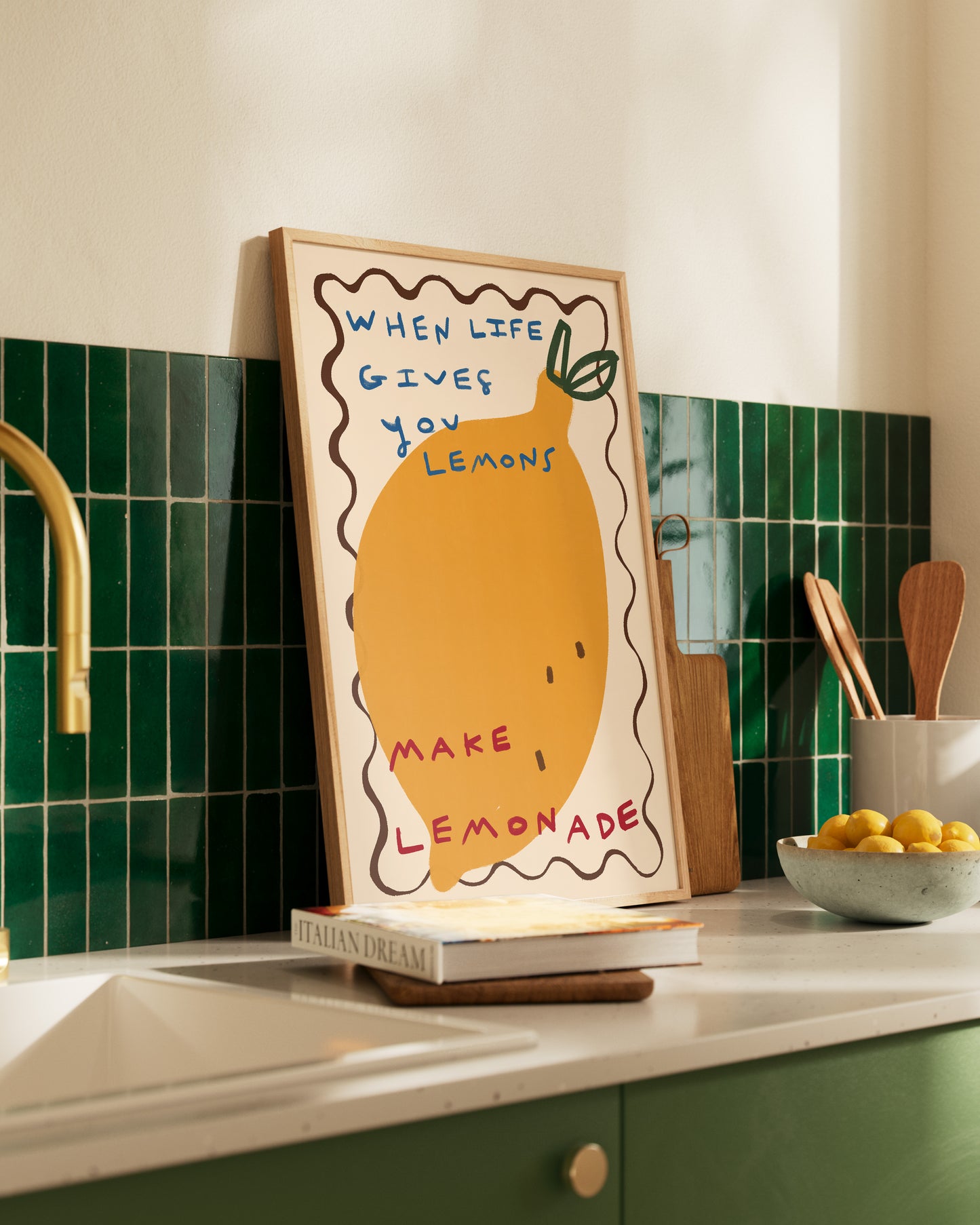 Make Lemonade | Lemons Print | UNFRAMED