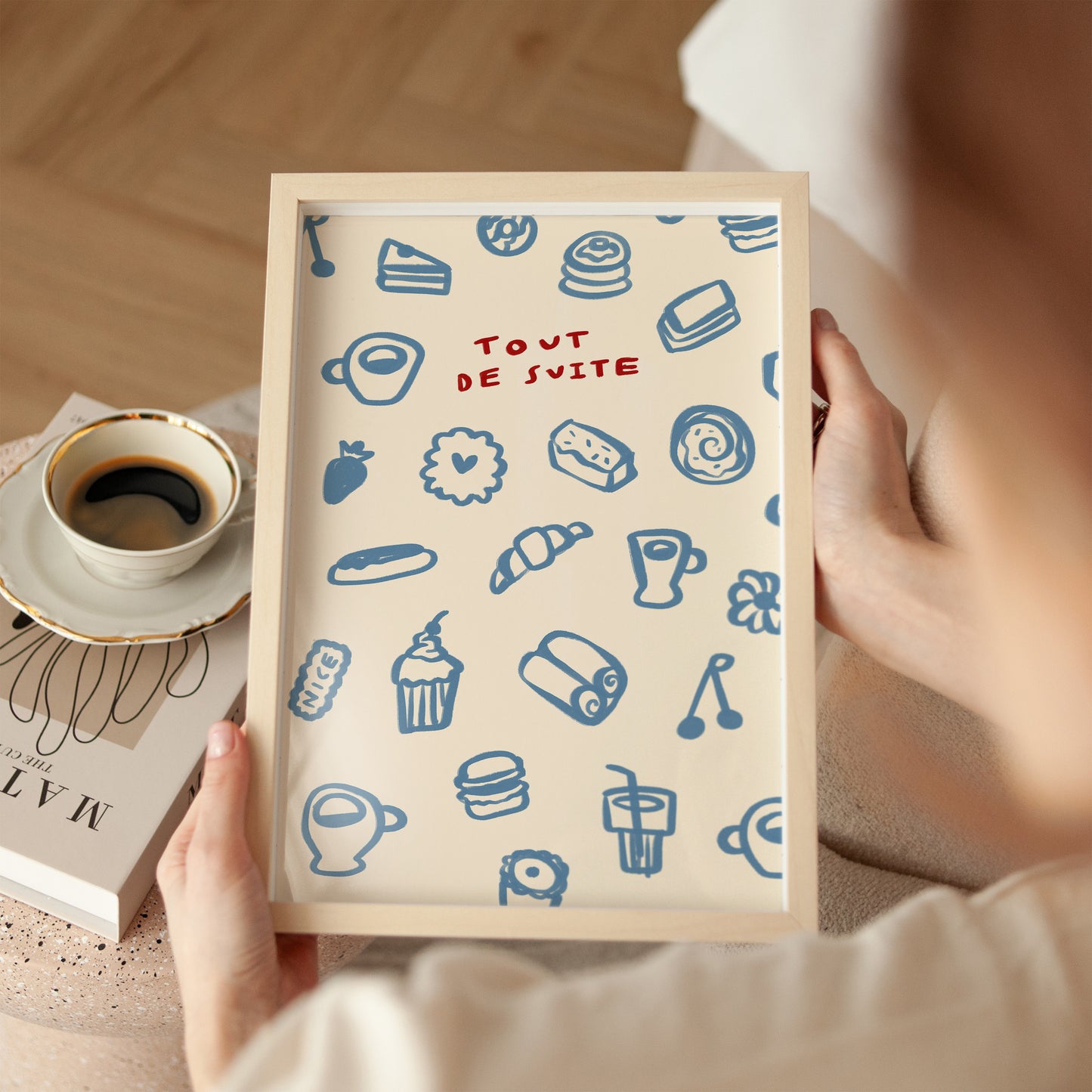 Tout De Suite | Pastries Print | UNFRAMED