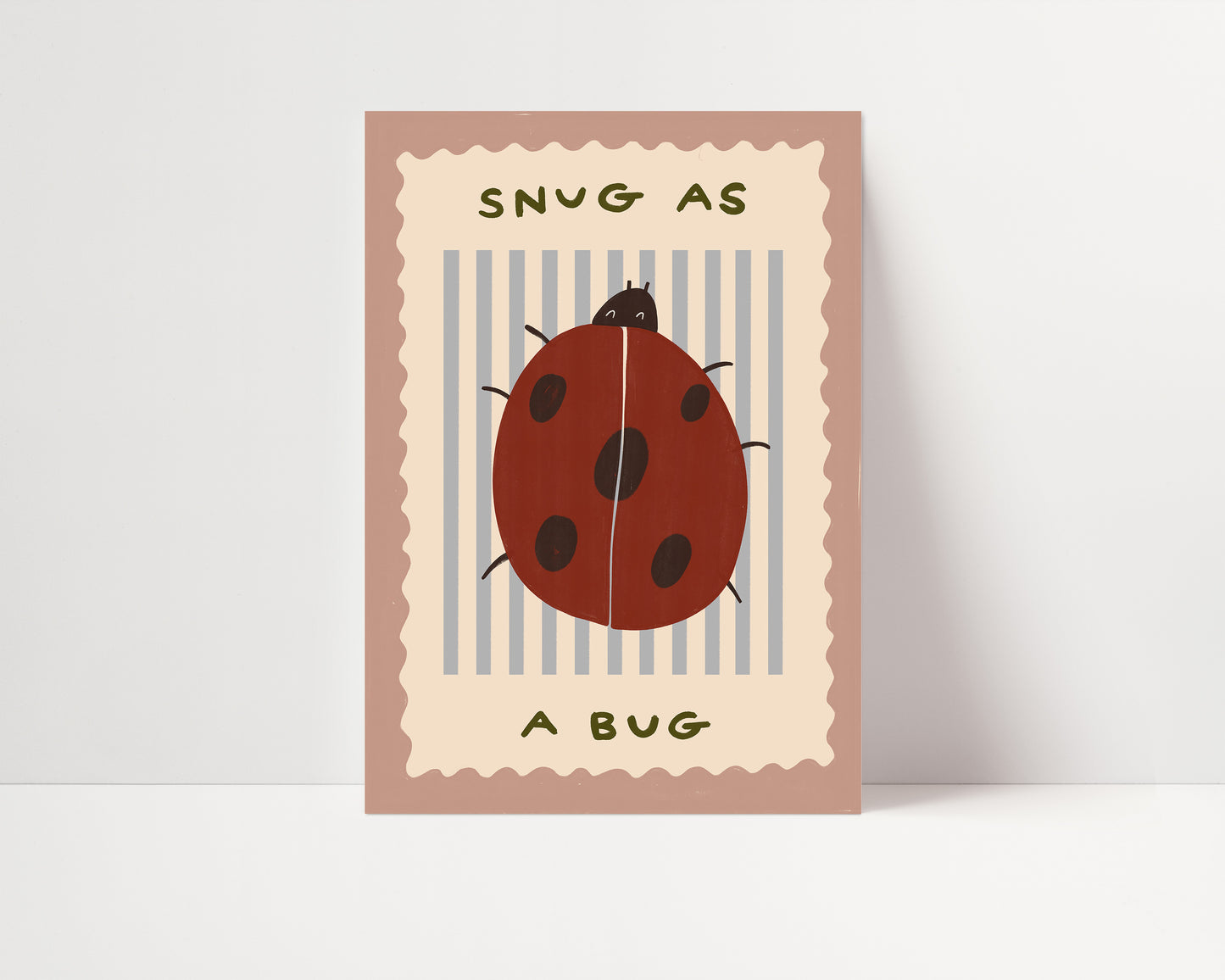 Snug As A Bug | Lady Bird Print | UNFRAMED