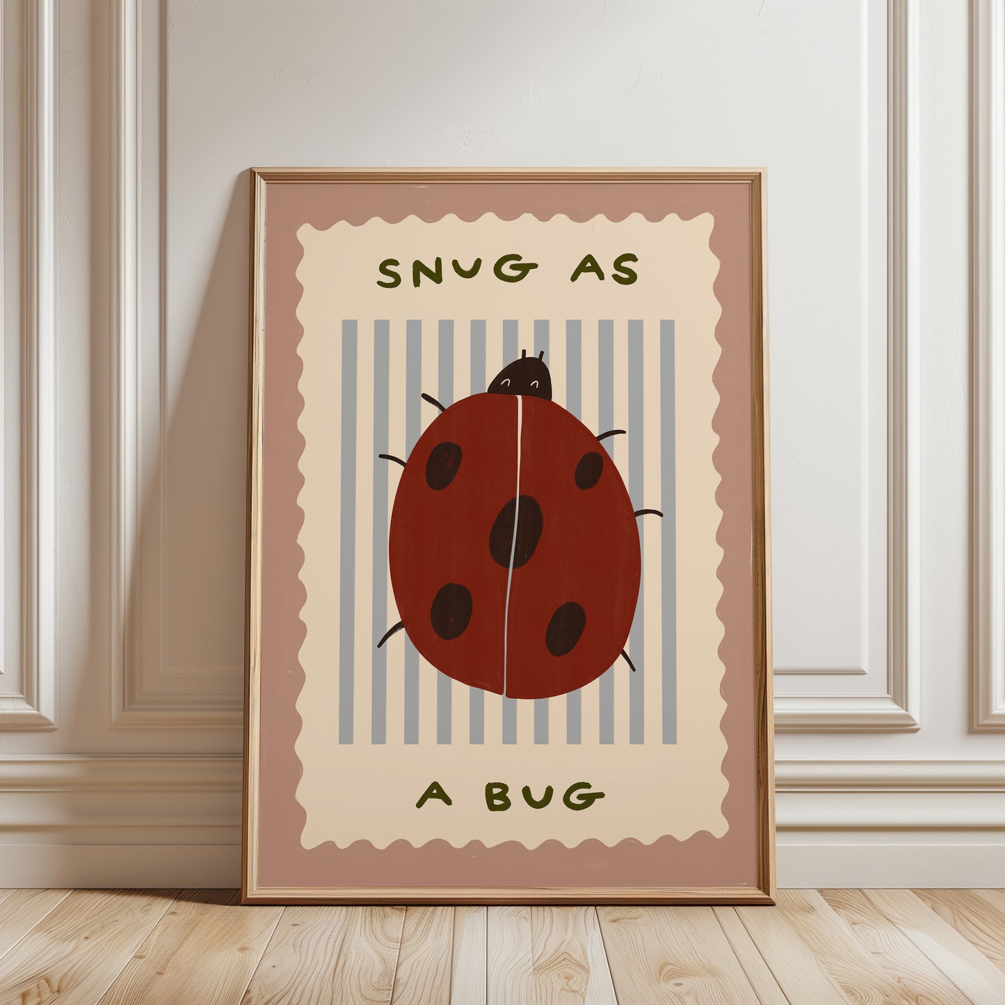 Snug As A Bug | Lady Bird Print | UNFRAMED