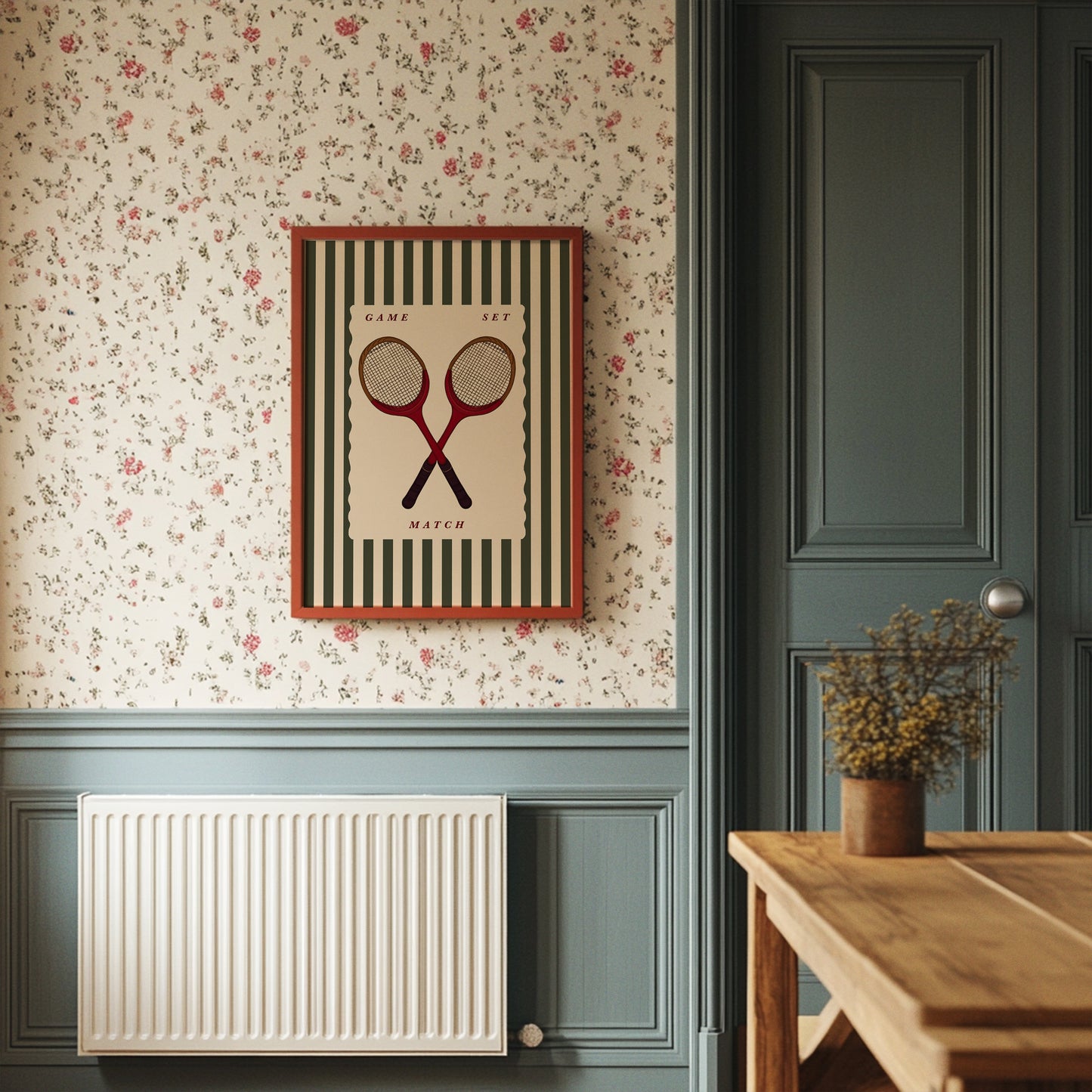 Vintage Tennis Rackets | Sports Print | UNFRAMED