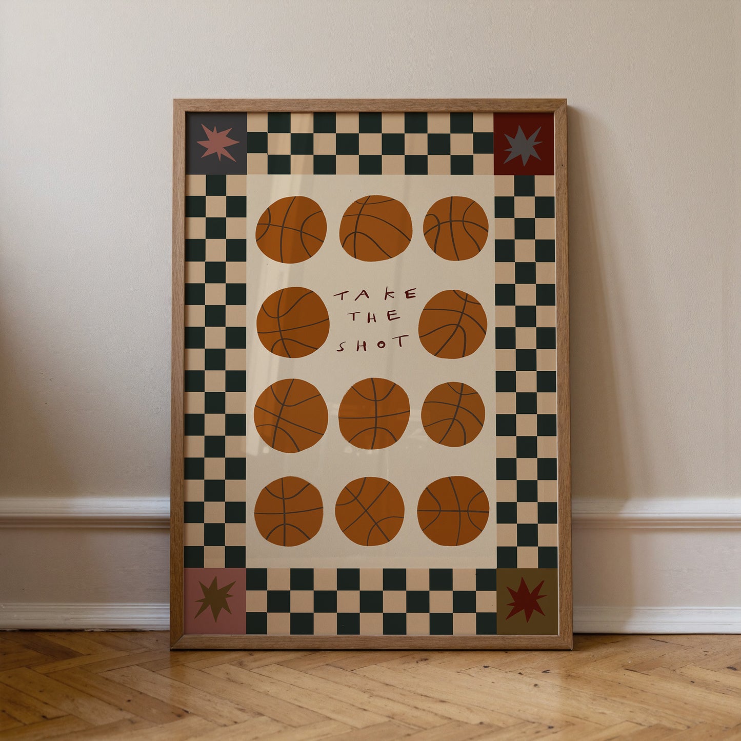 Take The Shot | Basketball Print | UNFRAMED