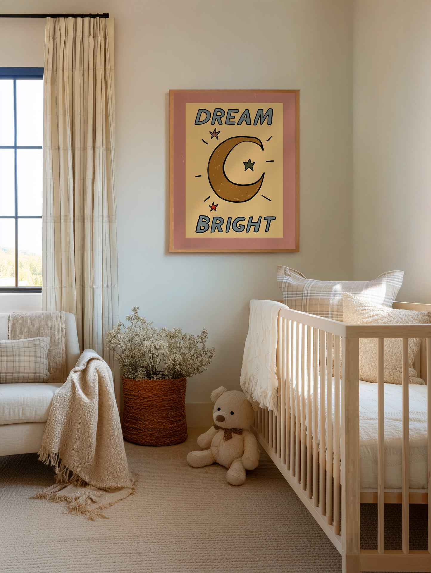 Dream Bright | Kids Print | UNFRAMED