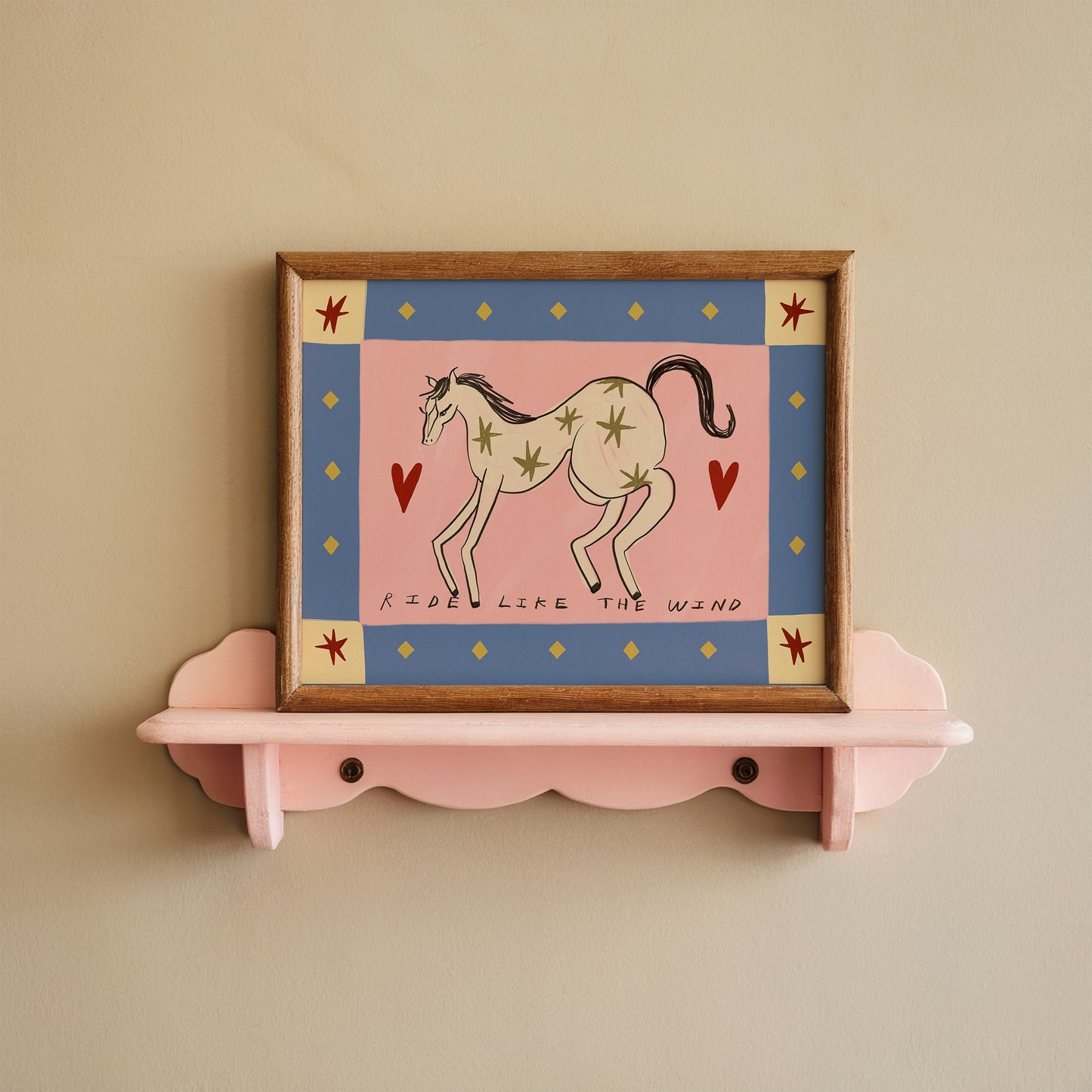 Ride Like The Wind | Horse Print | UNFRAMED