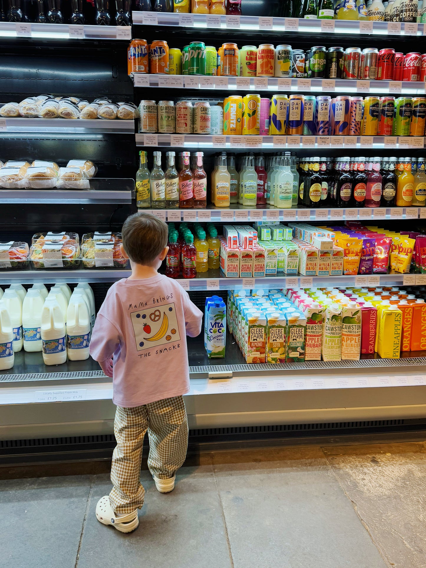 Mama Brings Snacks, I Bring Drama | Children's Graphic T-shirt