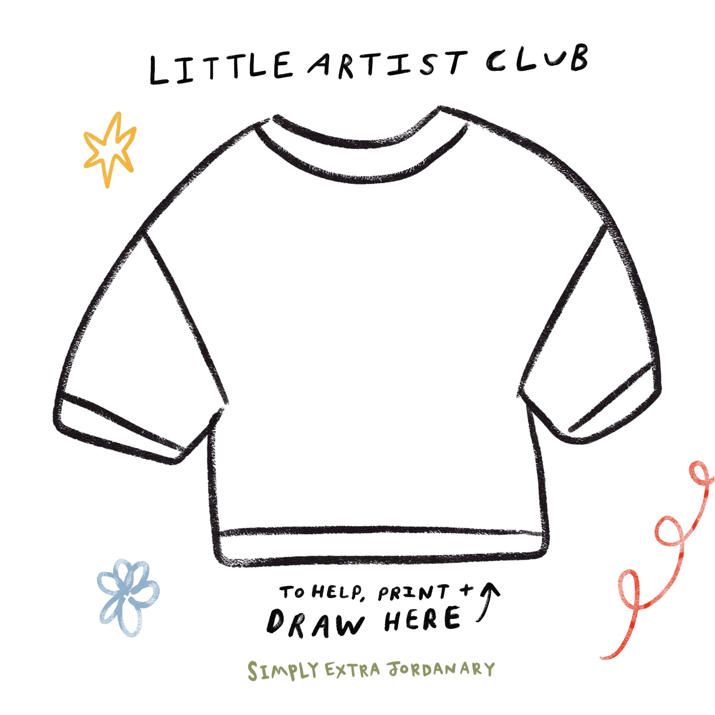COMING 07.08.26 | Little Artist Club | Design Your Own Children's Graphic T-shirt