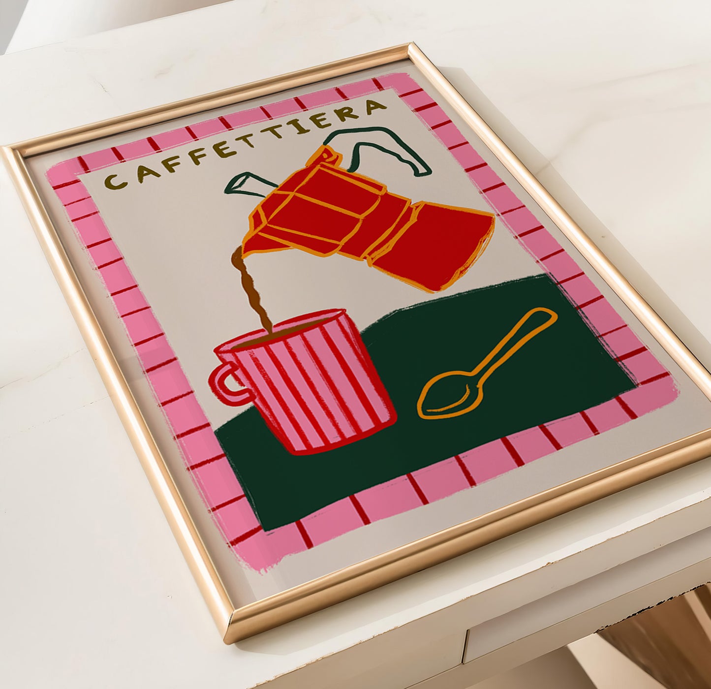 Caffettiera | Coffee Poster | UNFRAMED
